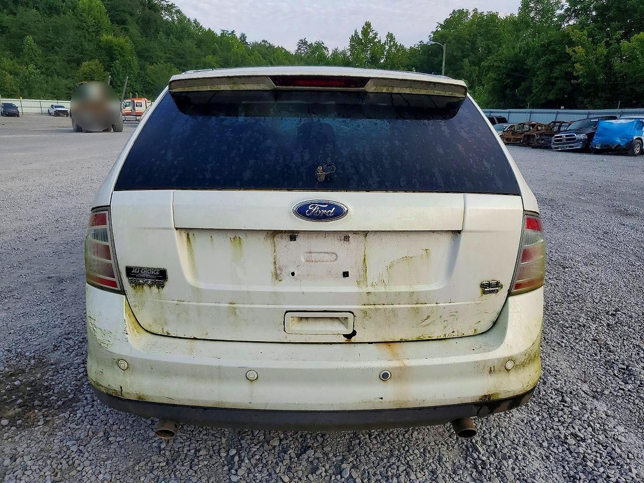 2008 Ford Edge Sel White vin: 2FMDK48C98BA23607