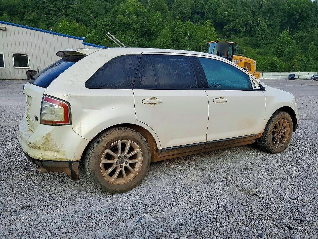 2008 Ford Edge Sel White vin: 2FMDK48C98BA23607