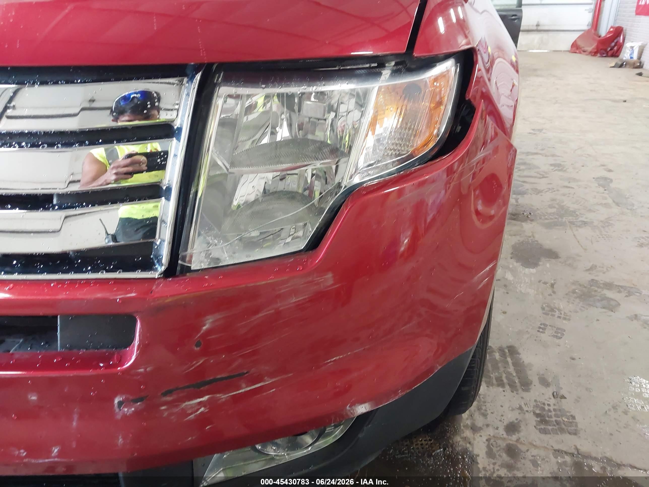 2008 Ford Edge Sel Красный vin: 2FMDK48C98BB22329