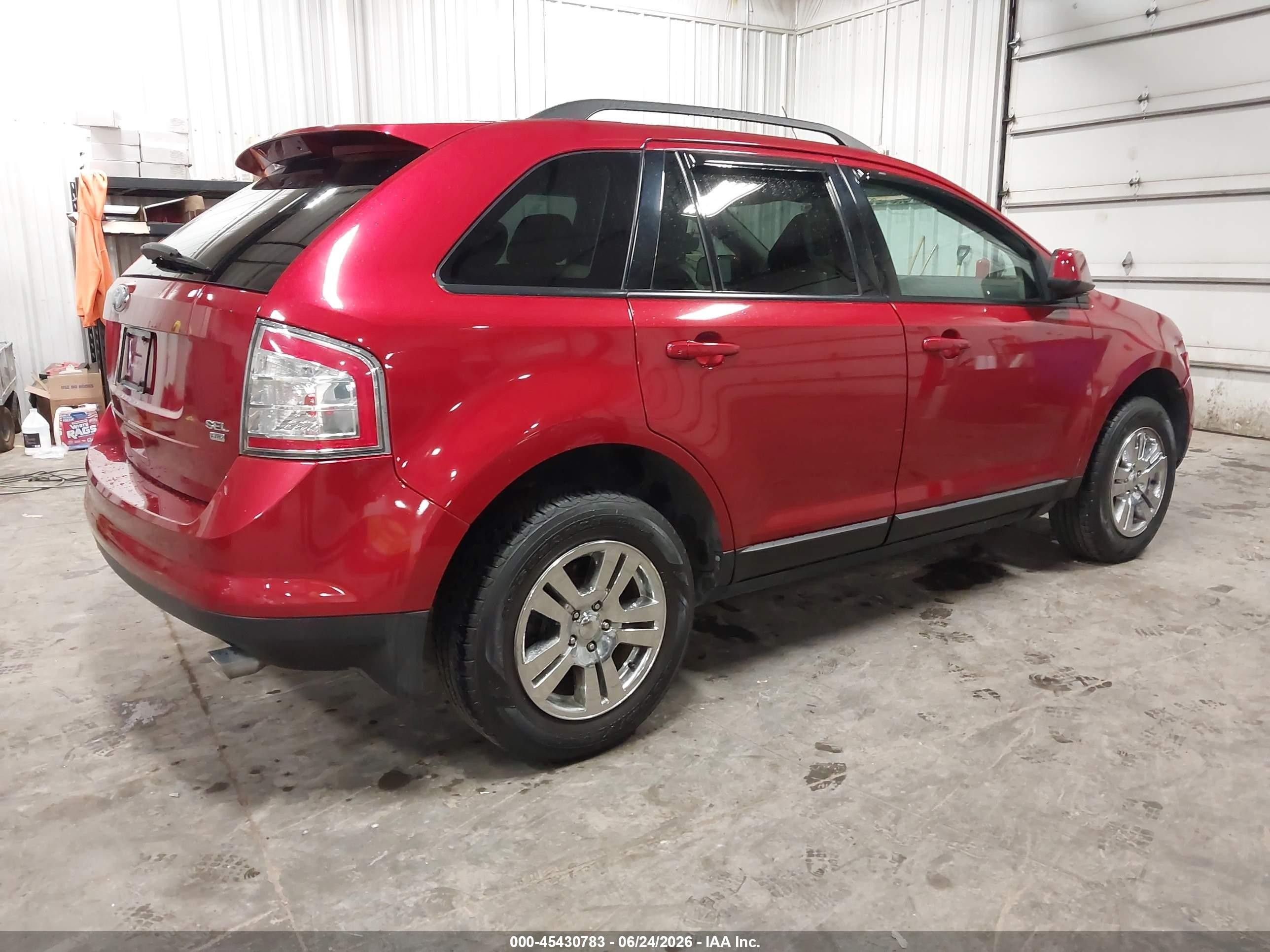 2008 Ford Edge Sel Красный vin: 2FMDK48C98BB22329