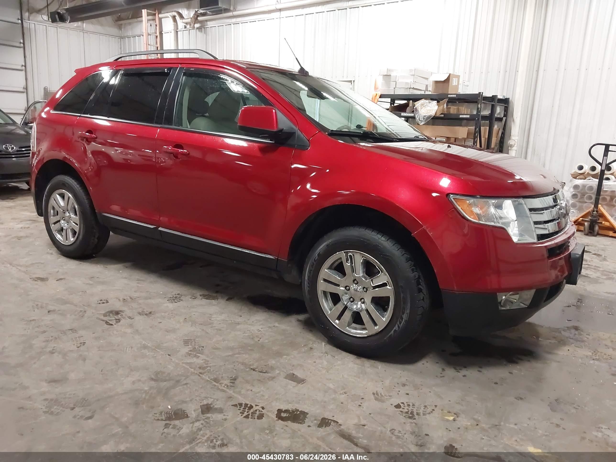 2008 Ford Edge Sel Красный vin: 2FMDK48C98BB22329