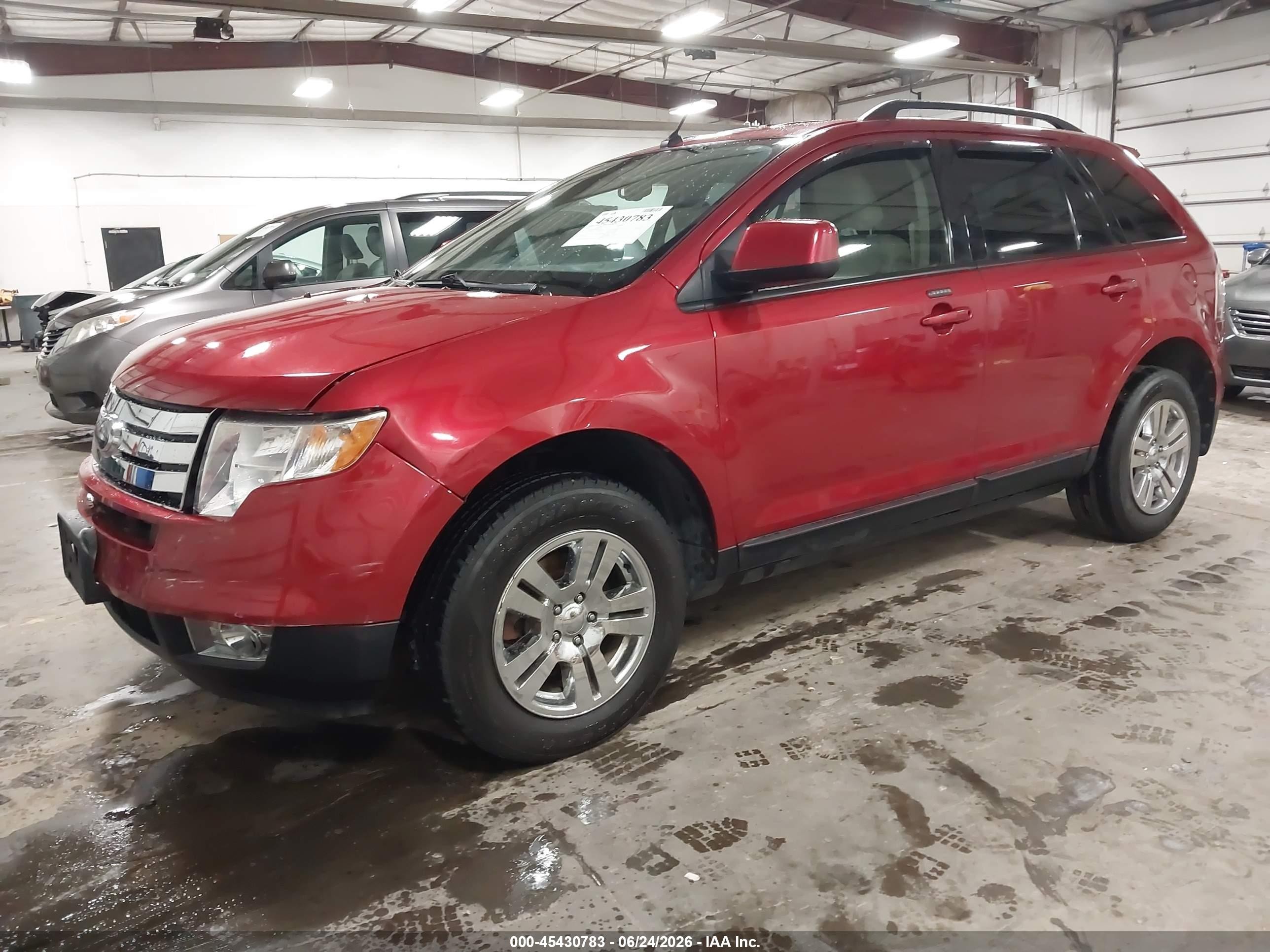 2008 Ford Edge Sel Красный vin: 2FMDK48C98BB22329