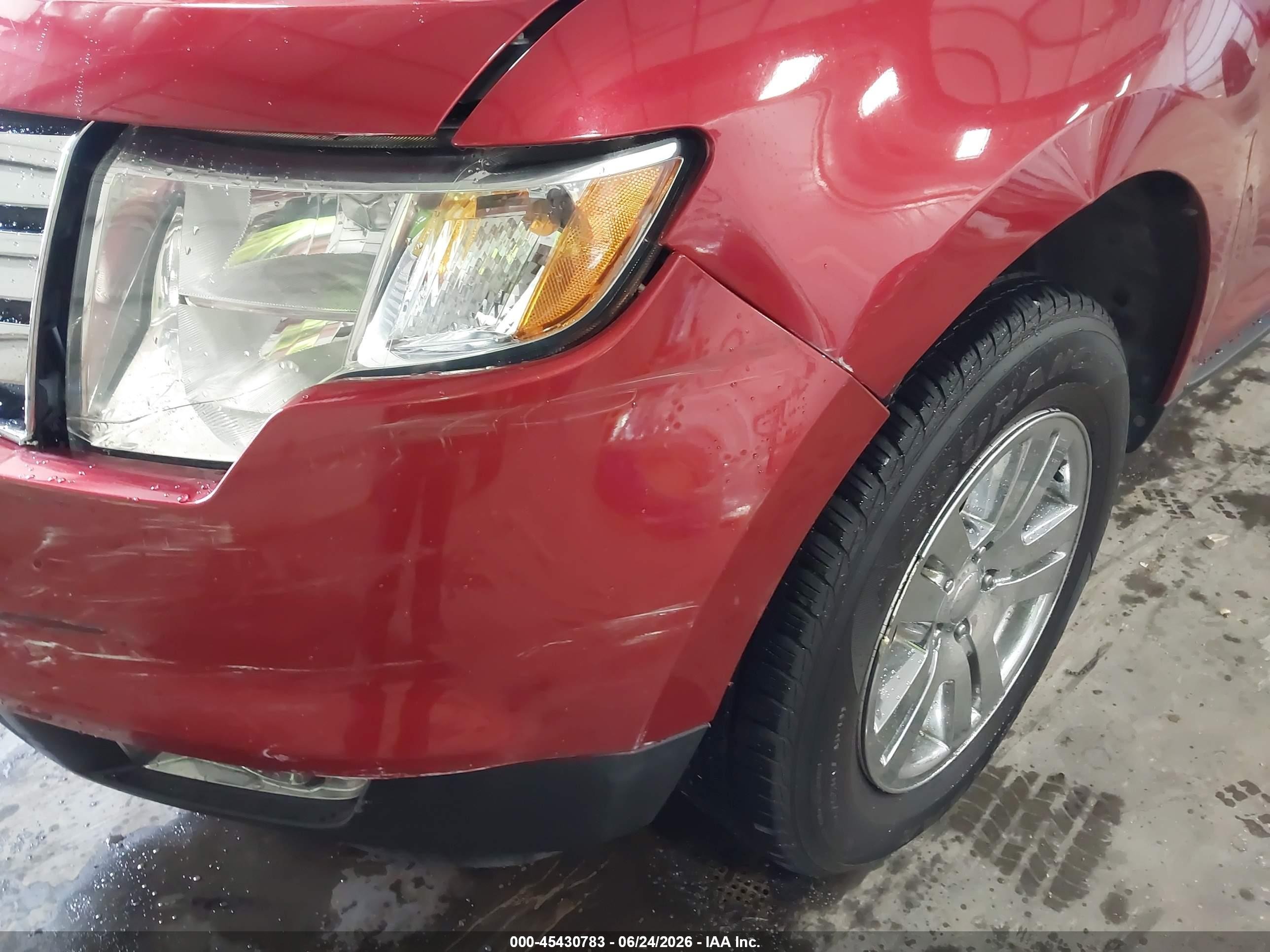 2008 Ford Edge Sel Красный vin: 2FMDK48C98BB22329