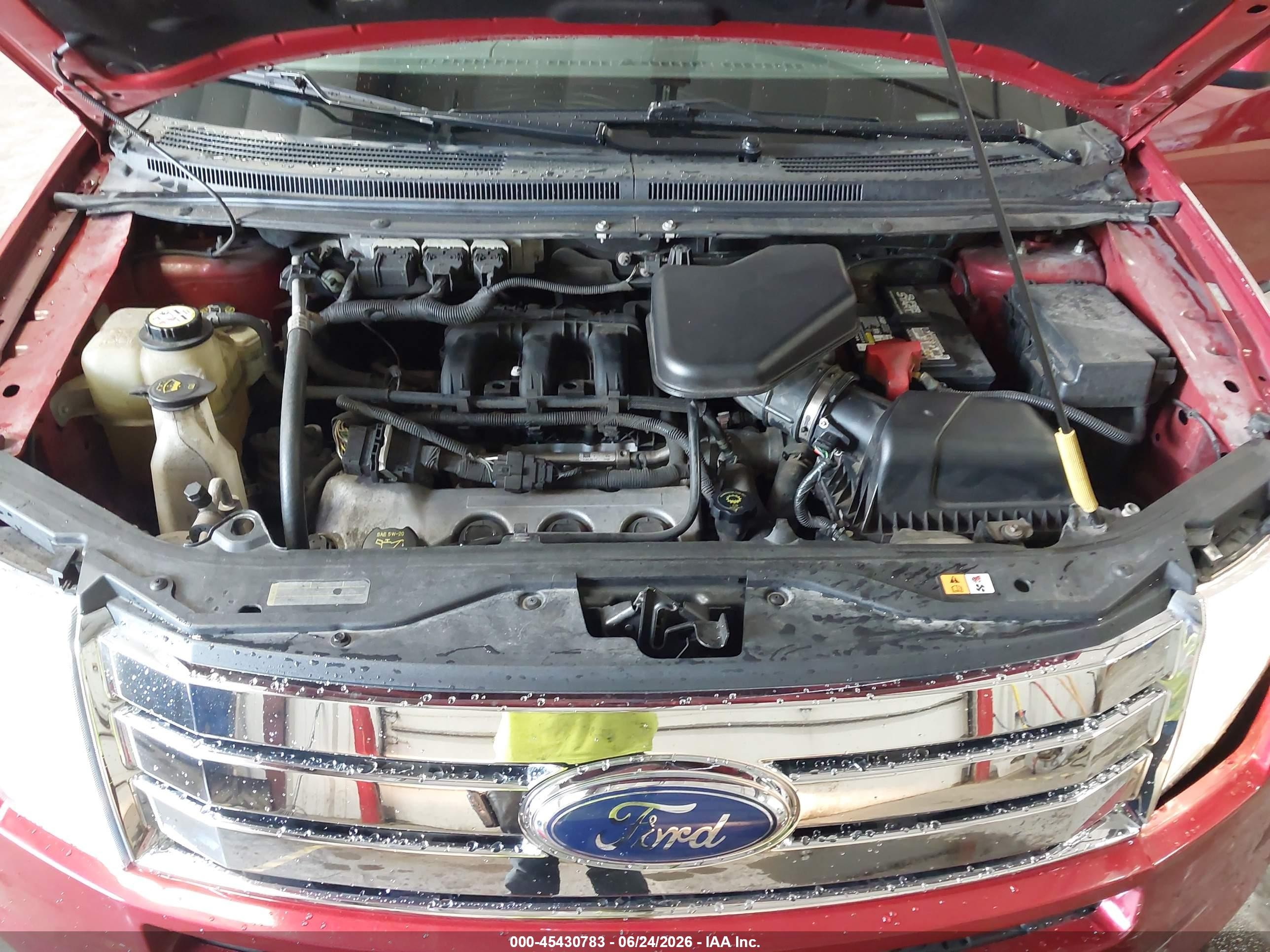 2008 Ford Edge Sel Красный vin: 2FMDK48C98BB22329