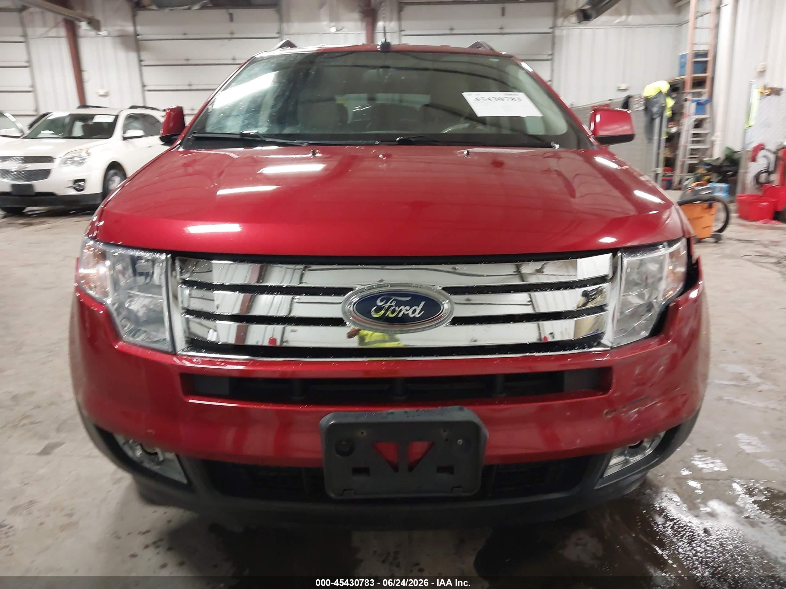 2008 Ford Edge Sel Красный vin: 2FMDK48C98BB22329