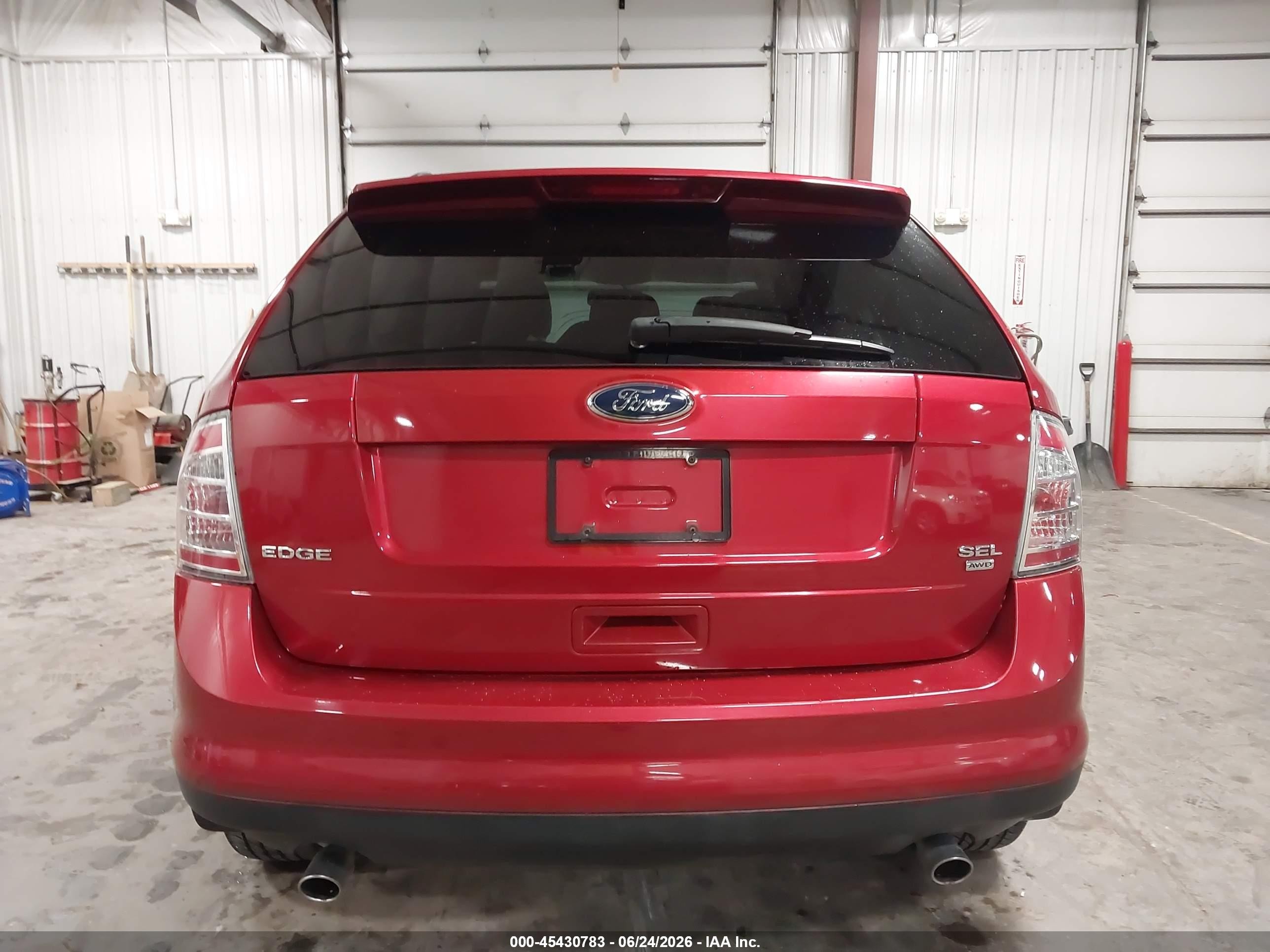 2008 Ford Edge Sel Красный vin: 2FMDK48C98BB22329