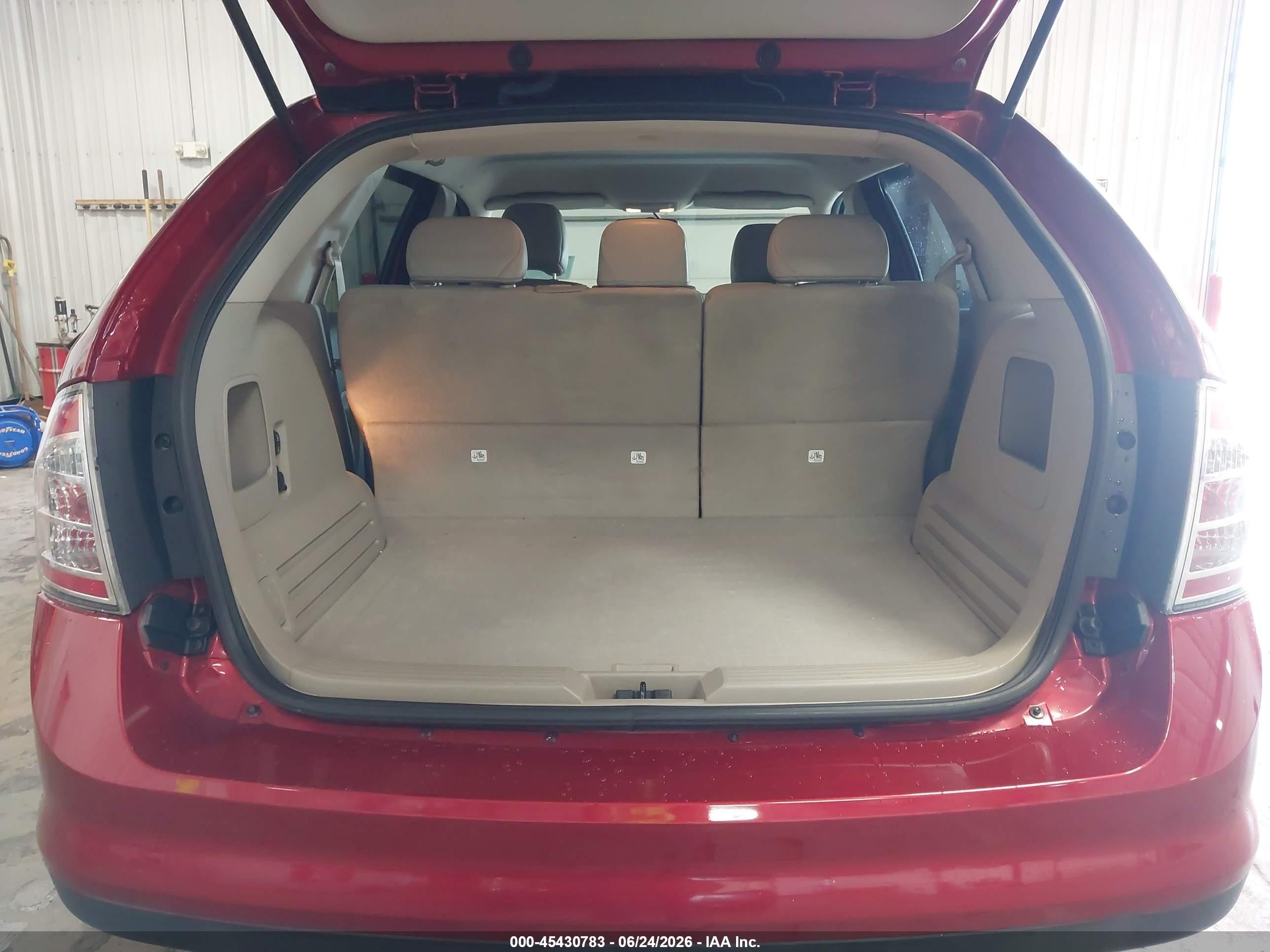 2008 Ford Edge Sel Красный vin: 2FMDK48C98BB22329