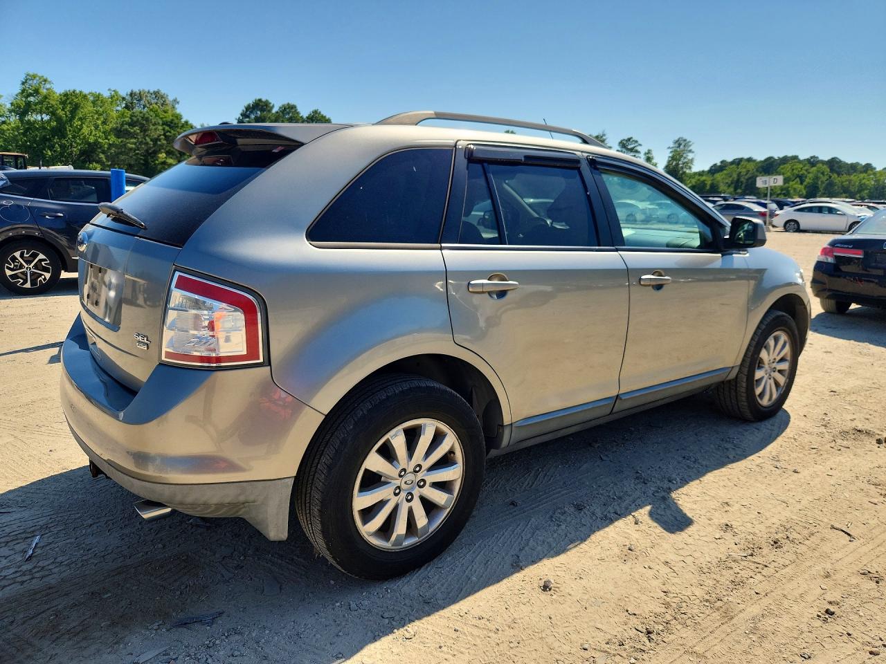 2008 Ford Edge Gray vin: 2FMDK48C98BB25344