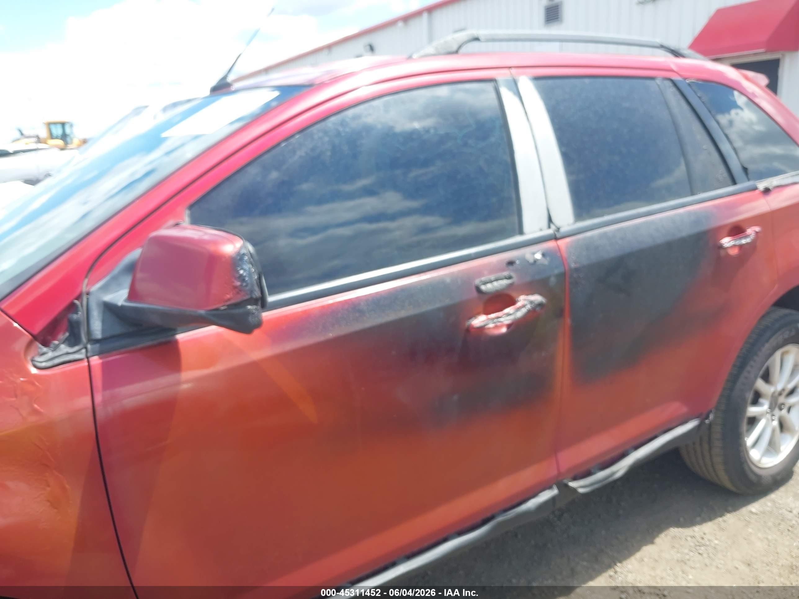 2009 Ford Edge Sel Red vin: 2FMDK48C99BA70296