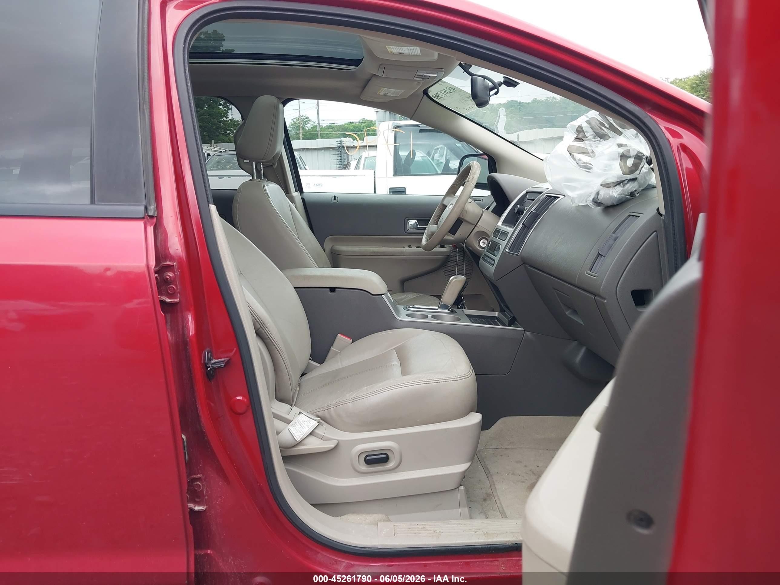 2009 Ford Edge Sel Red vin: 2FMDK48C99BB05998