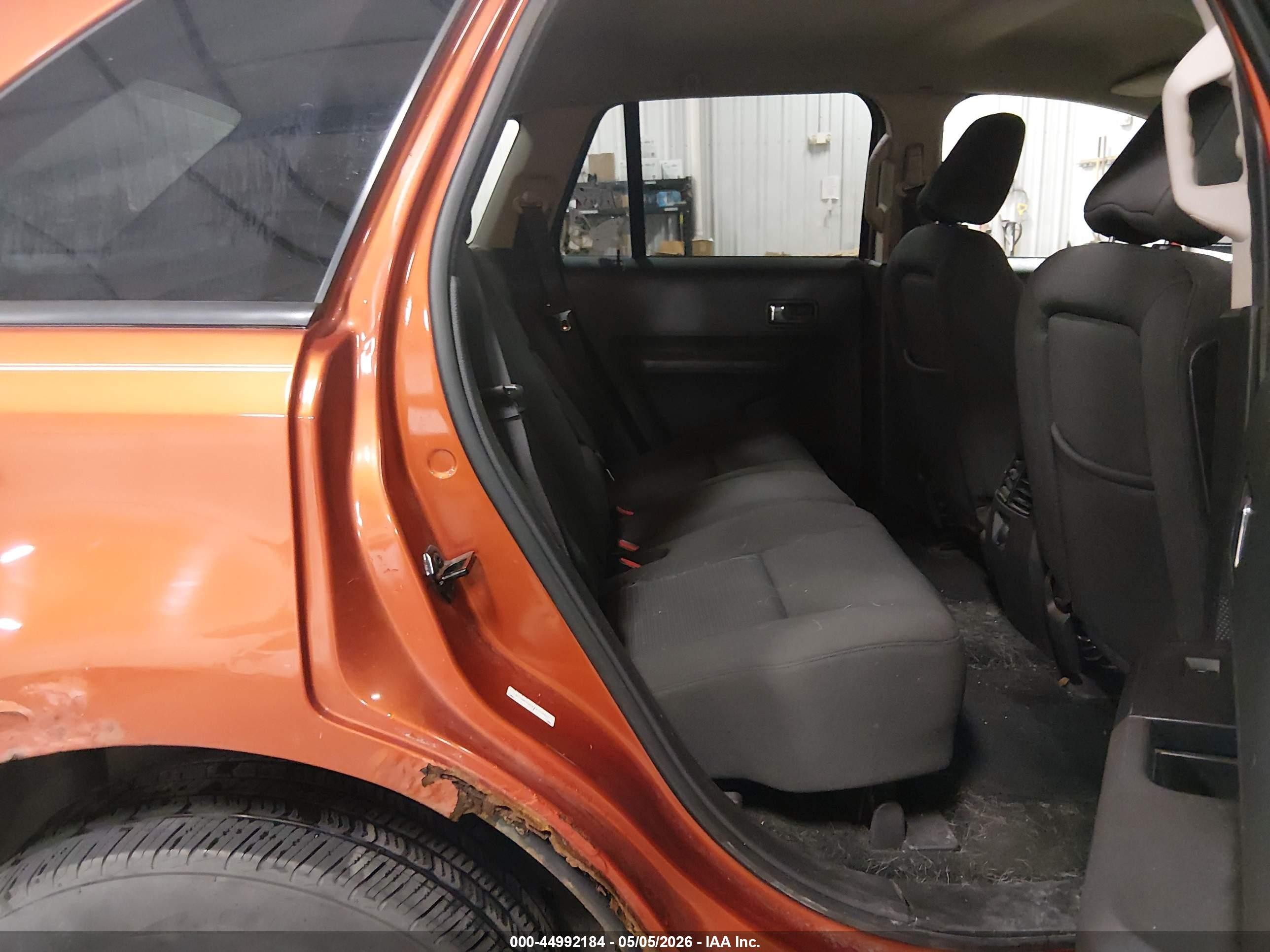 2007 Ford Edge Sel Orange vin: 2FMDK48CX7BA69557
