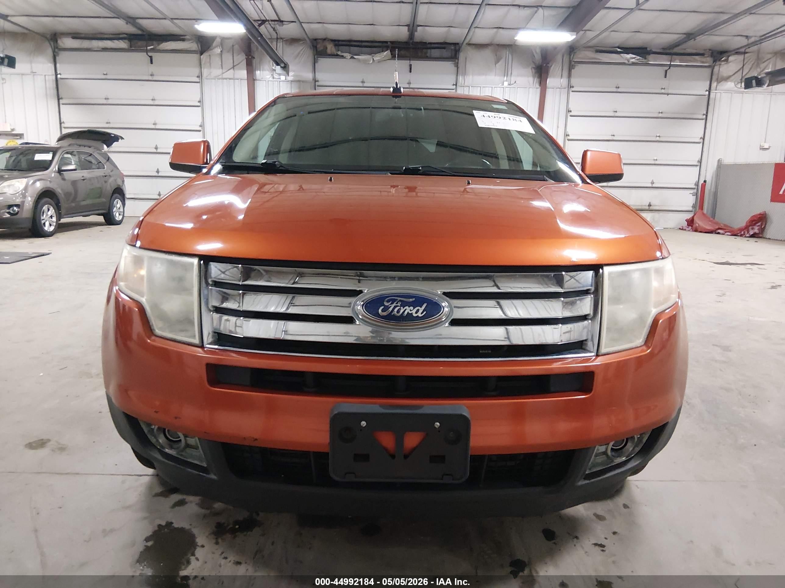 2007 Ford Edge Sel Orange vin: 2FMDK48CX7BA69557