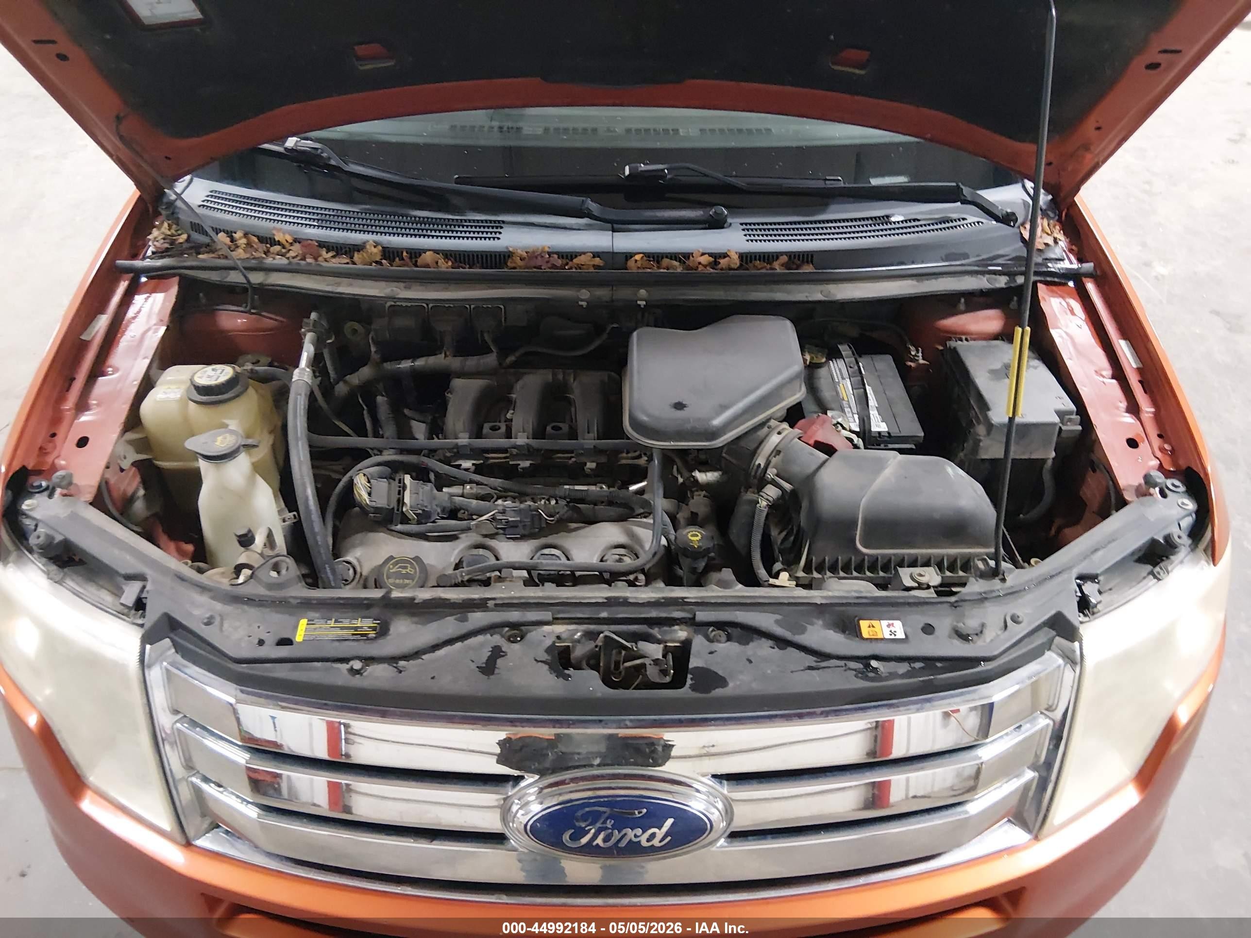 2007 Ford Edge Sel Orange vin: 2FMDK48CX7BA69557