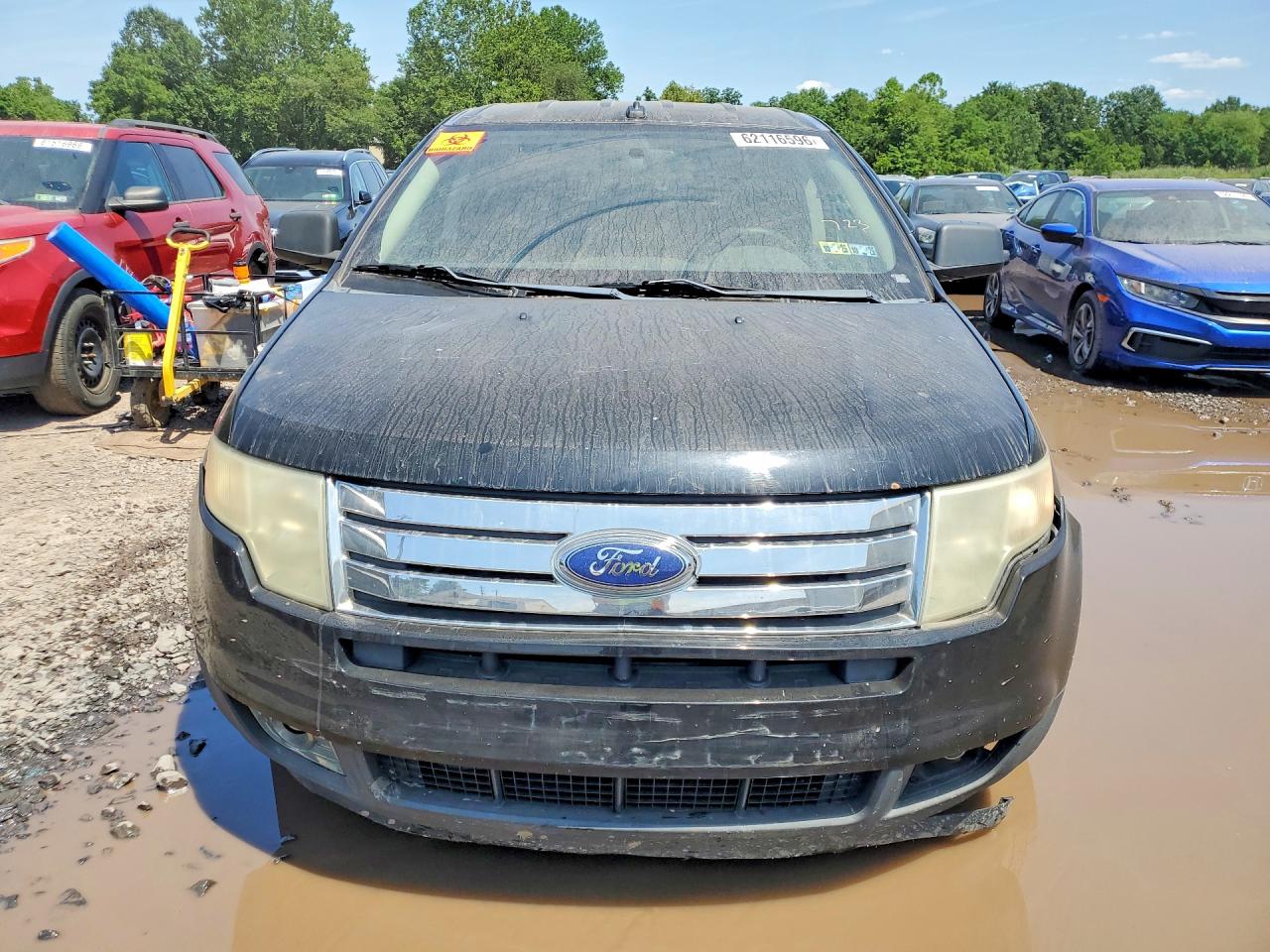 2007 Ford Edge Sel Charcoal vin: 2FMDK48CX7BA92577