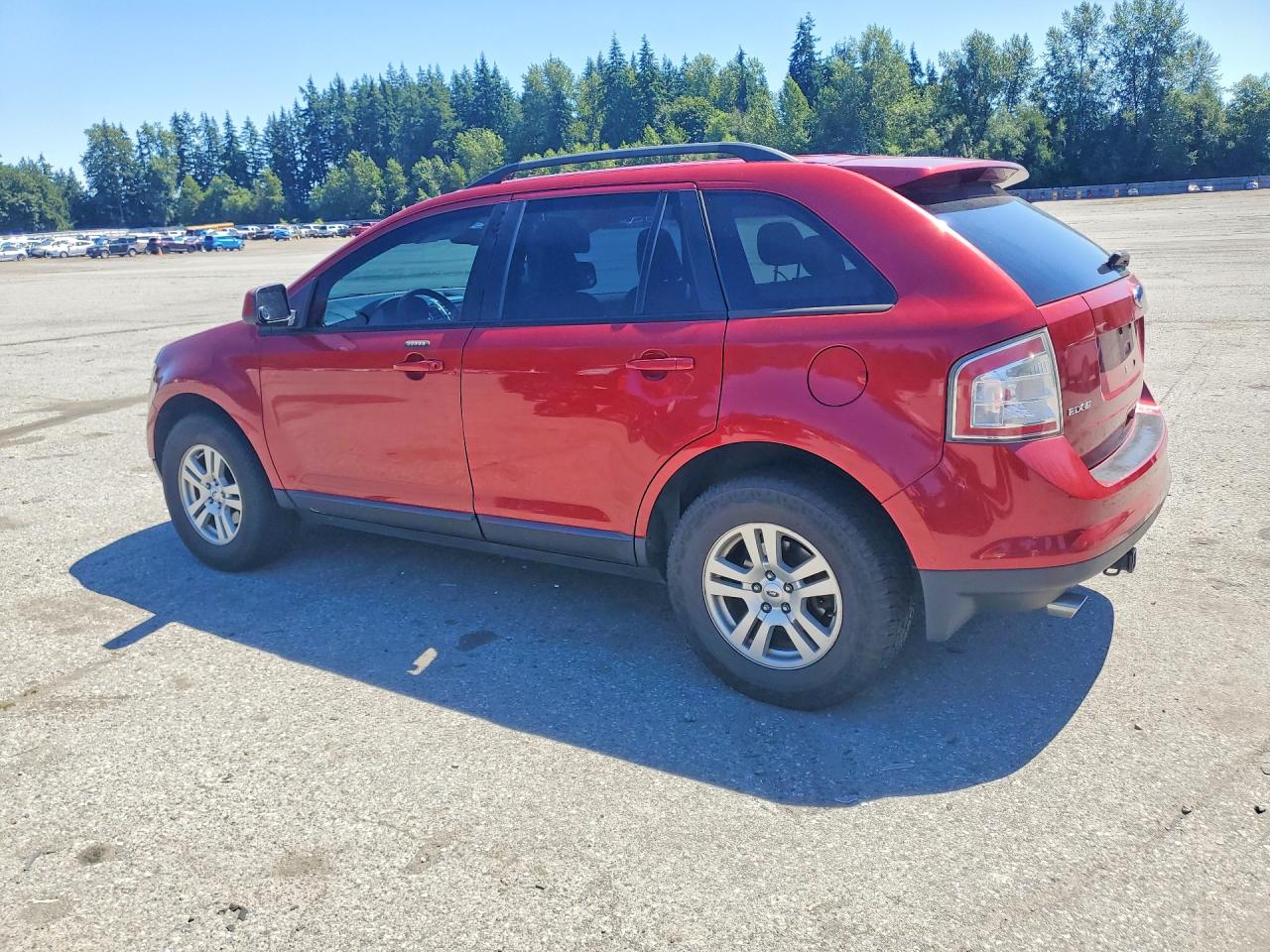 2008 Ford Edge Sel Red vin: 2FMDK48CX8BB21173