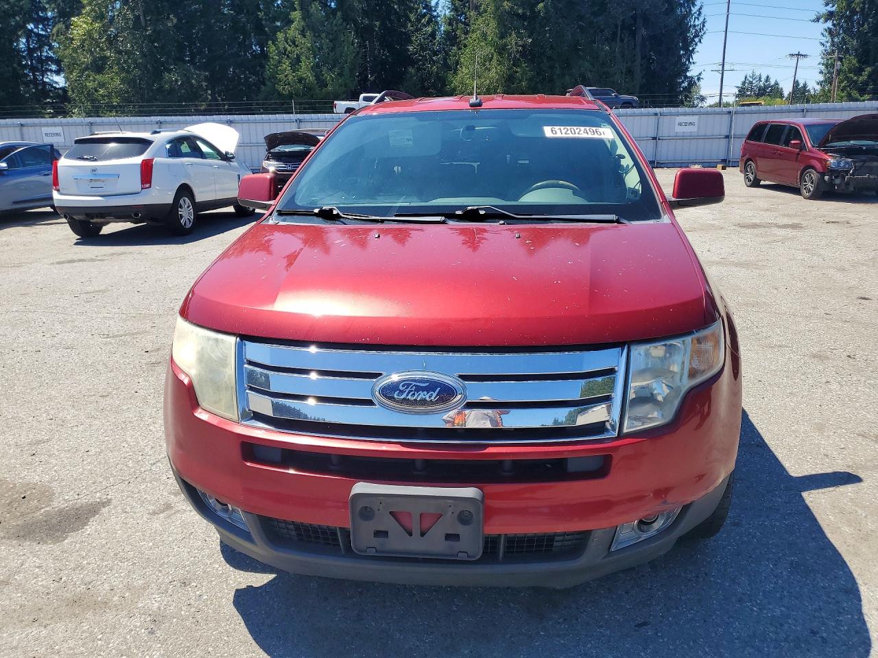 2008 Ford Edge Sel Red vin: 2FMDK48CX8BB21173
