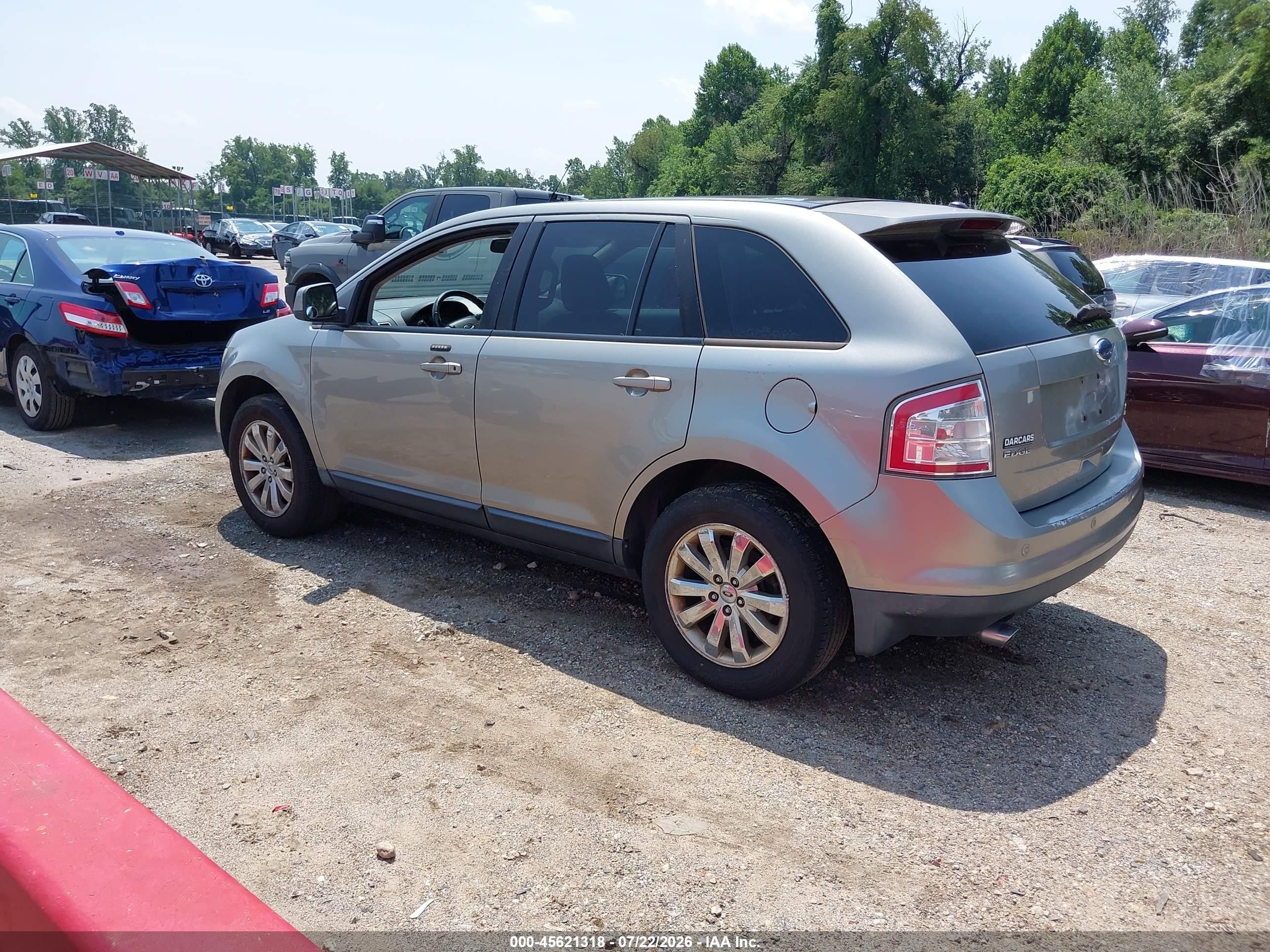 2008 Ford Edge Sel Silver vin: 2FMDK48CX8BB31329