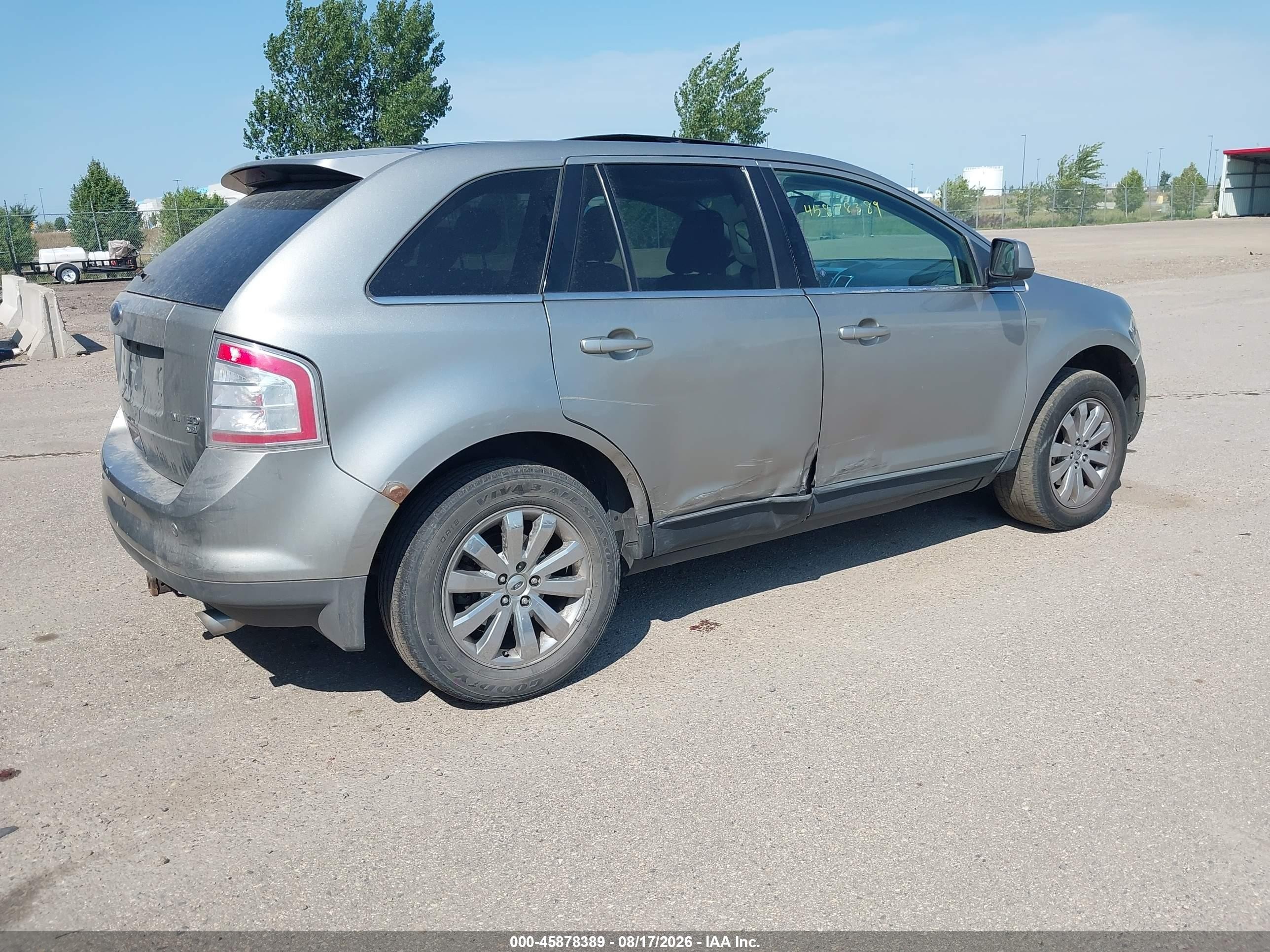 2008 Ford Edge Limited Gray vin: 2FMDK49C08BA02871
