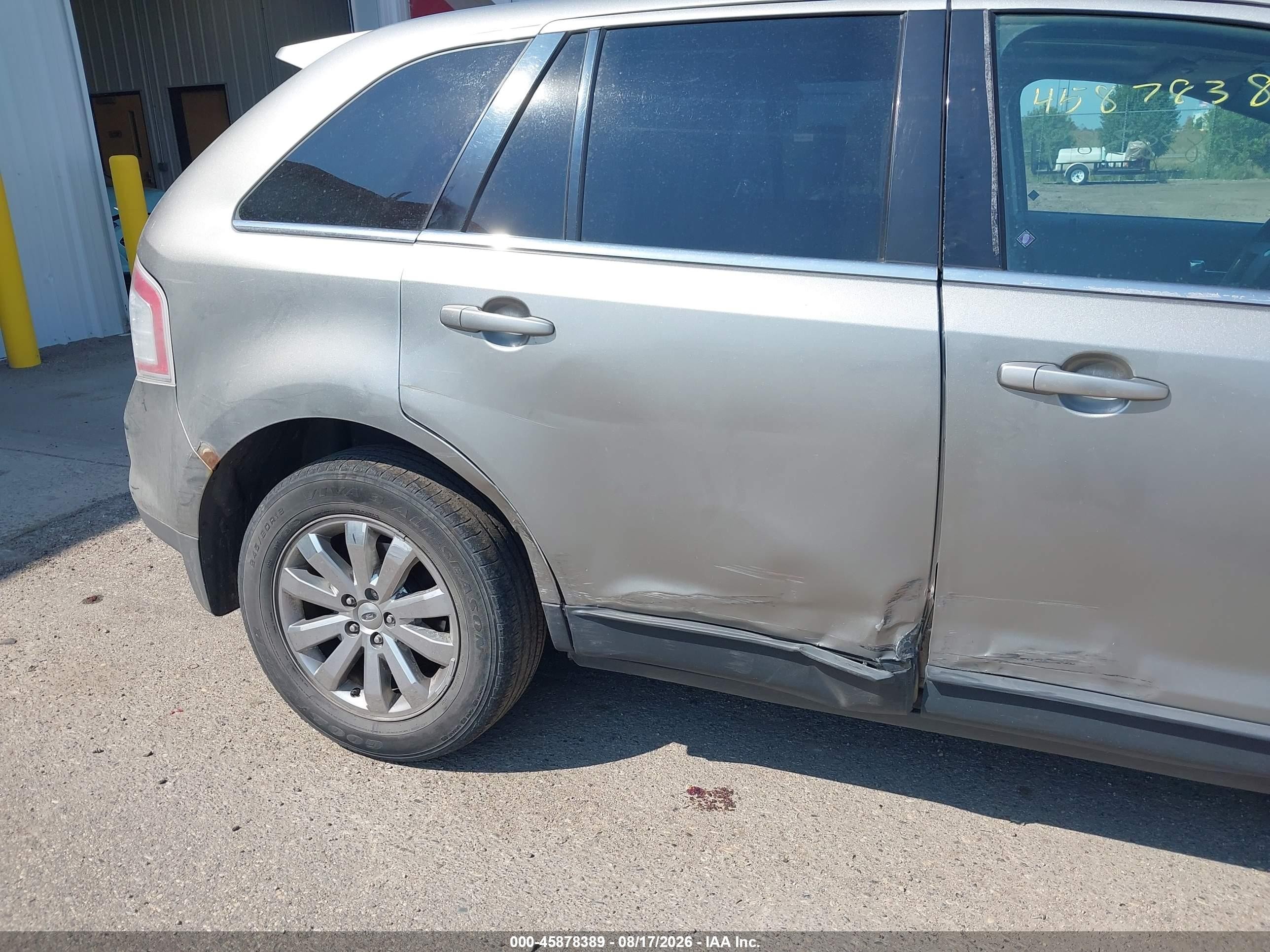 2008 Ford Edge Limited Gray vin: 2FMDK49C08BA02871