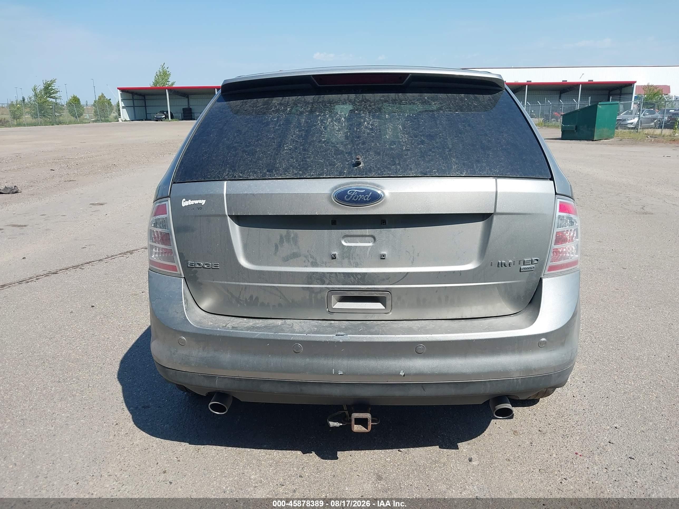 2008 Ford Edge Limited Gray vin: 2FMDK49C08BA02871