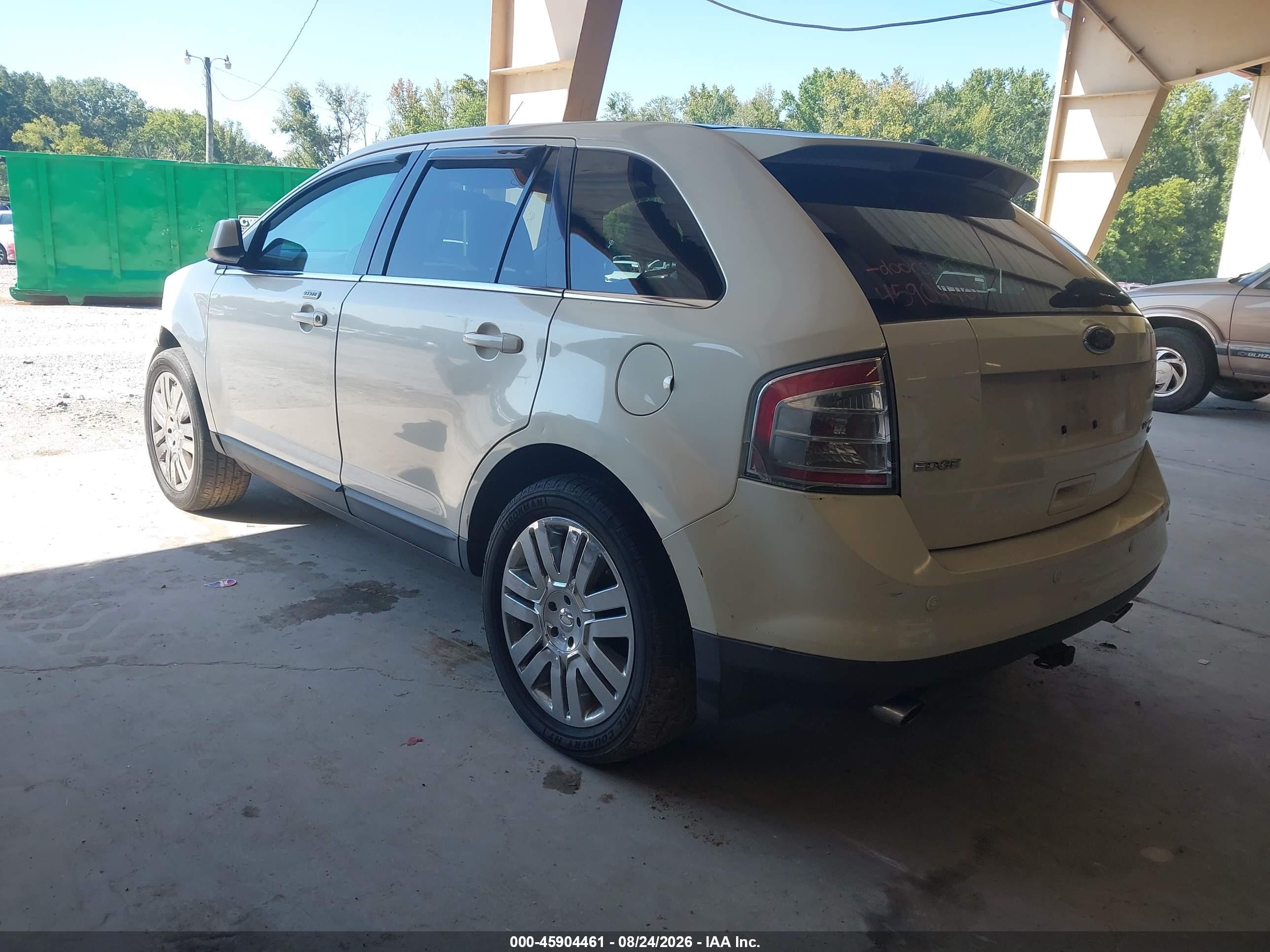 2008 Ford Edge Limited Белый vin: 2FMDK49C08BA16110