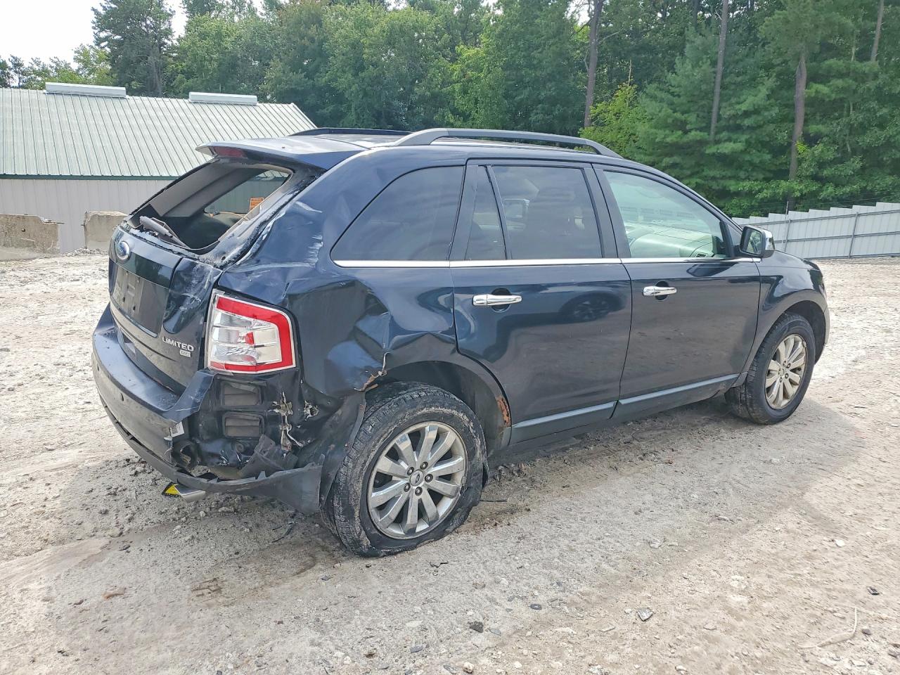 2008 Ford Edge Limited Синий vin: 2FMDK49C08BA66621