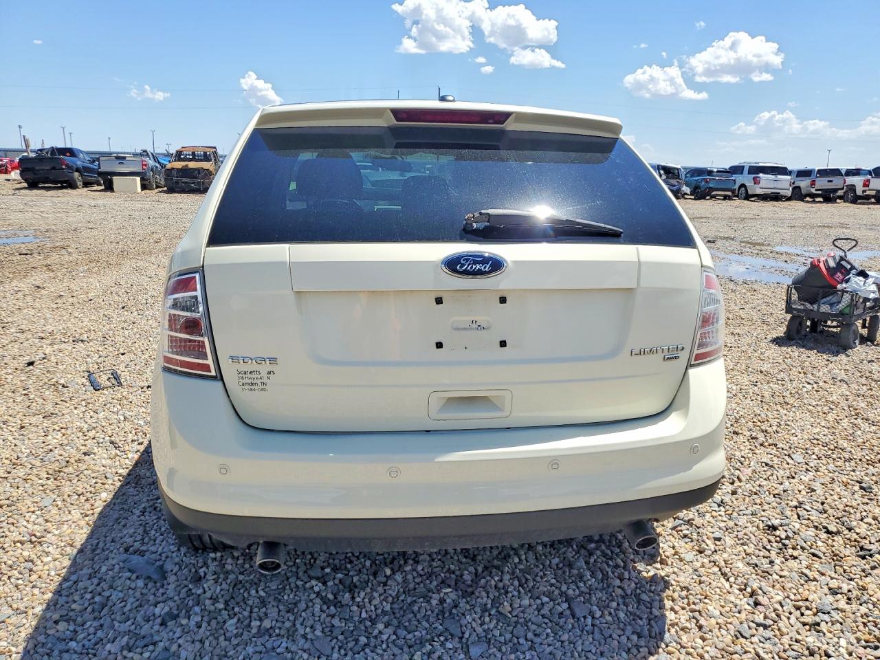 2008 Ford Edge Limited Tan vin: 2FMDK49C08BA97772