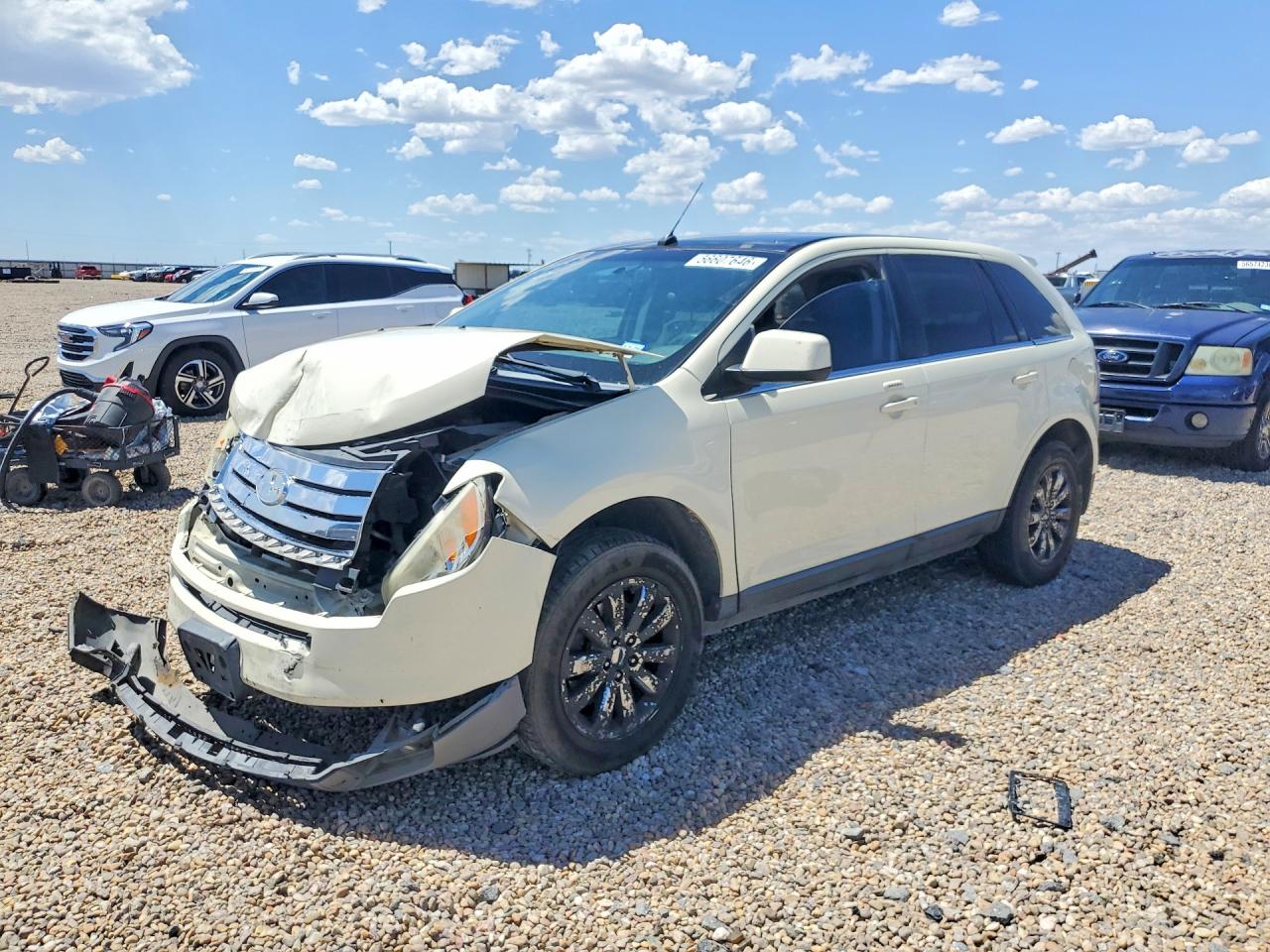 2008 Ford Edge Limited Tan vin: 2FMDK49C08BA97772