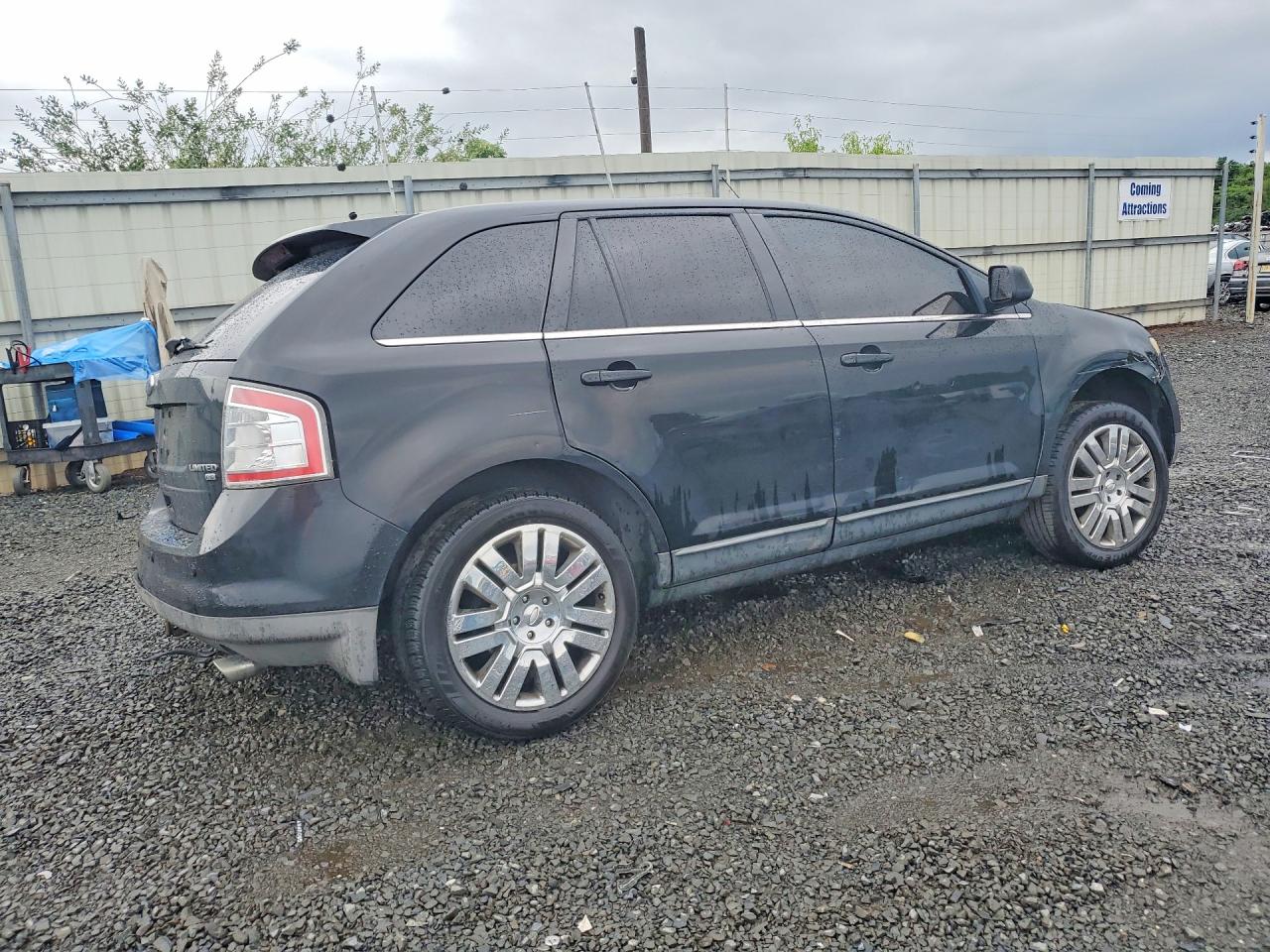 2008 Ford Edge Limited Black vin: 2FMDK49C08BB44590