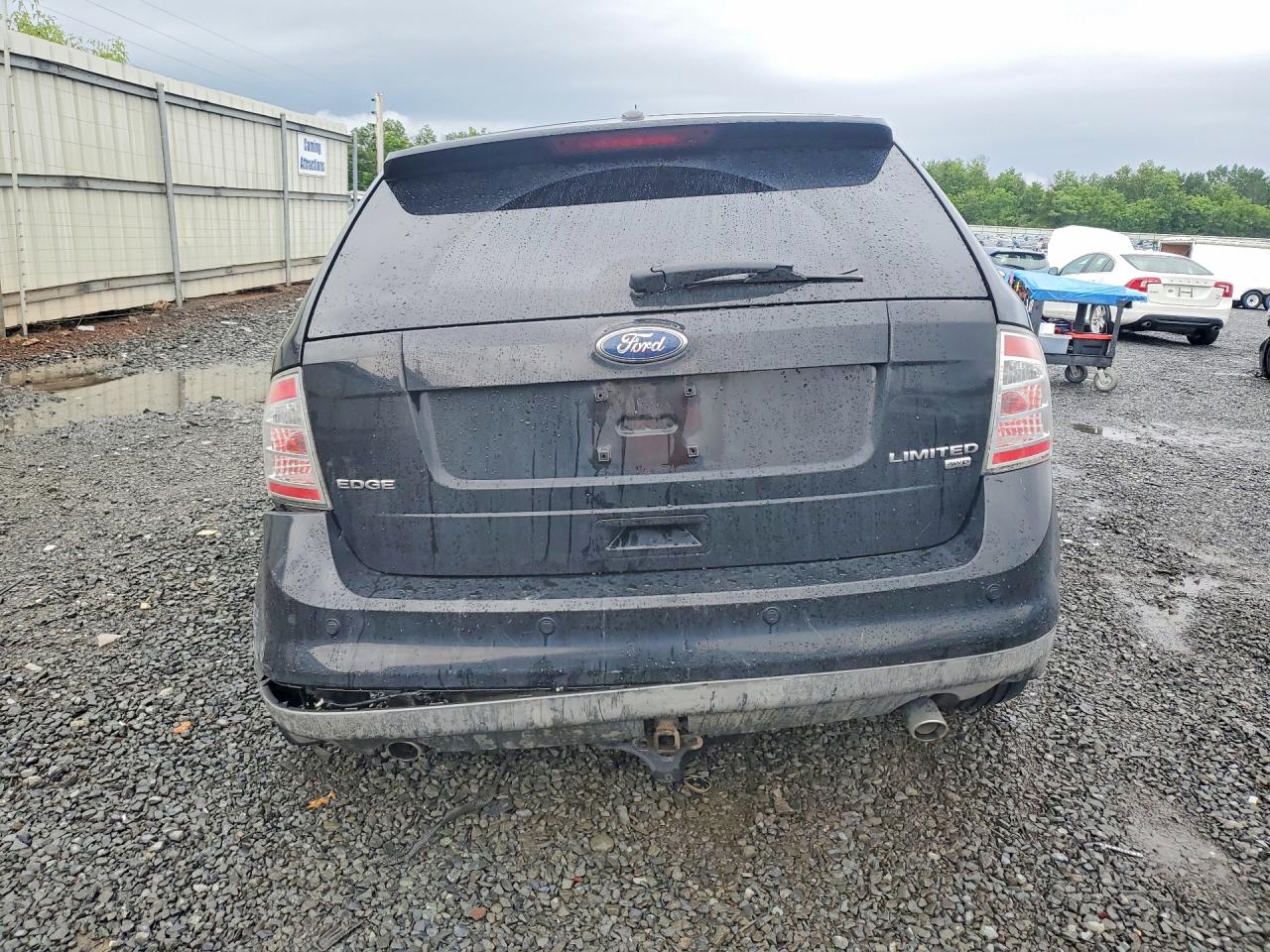 2008 Ford Edge Limited Black vin: 2FMDK49C08BB44590