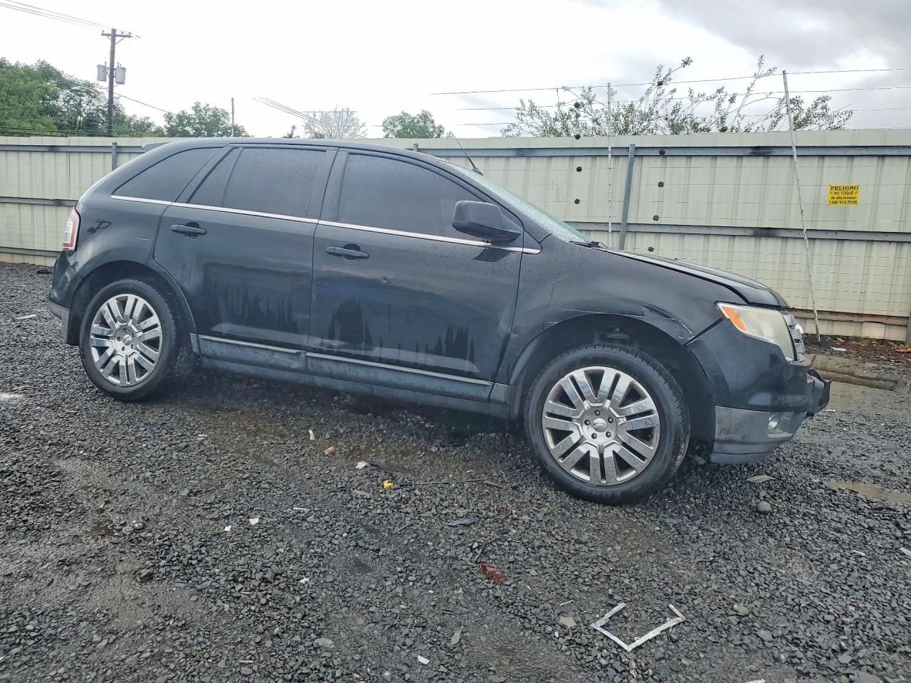 2008 Ford Edge Limited Black vin: 2FMDK49C08BB44590