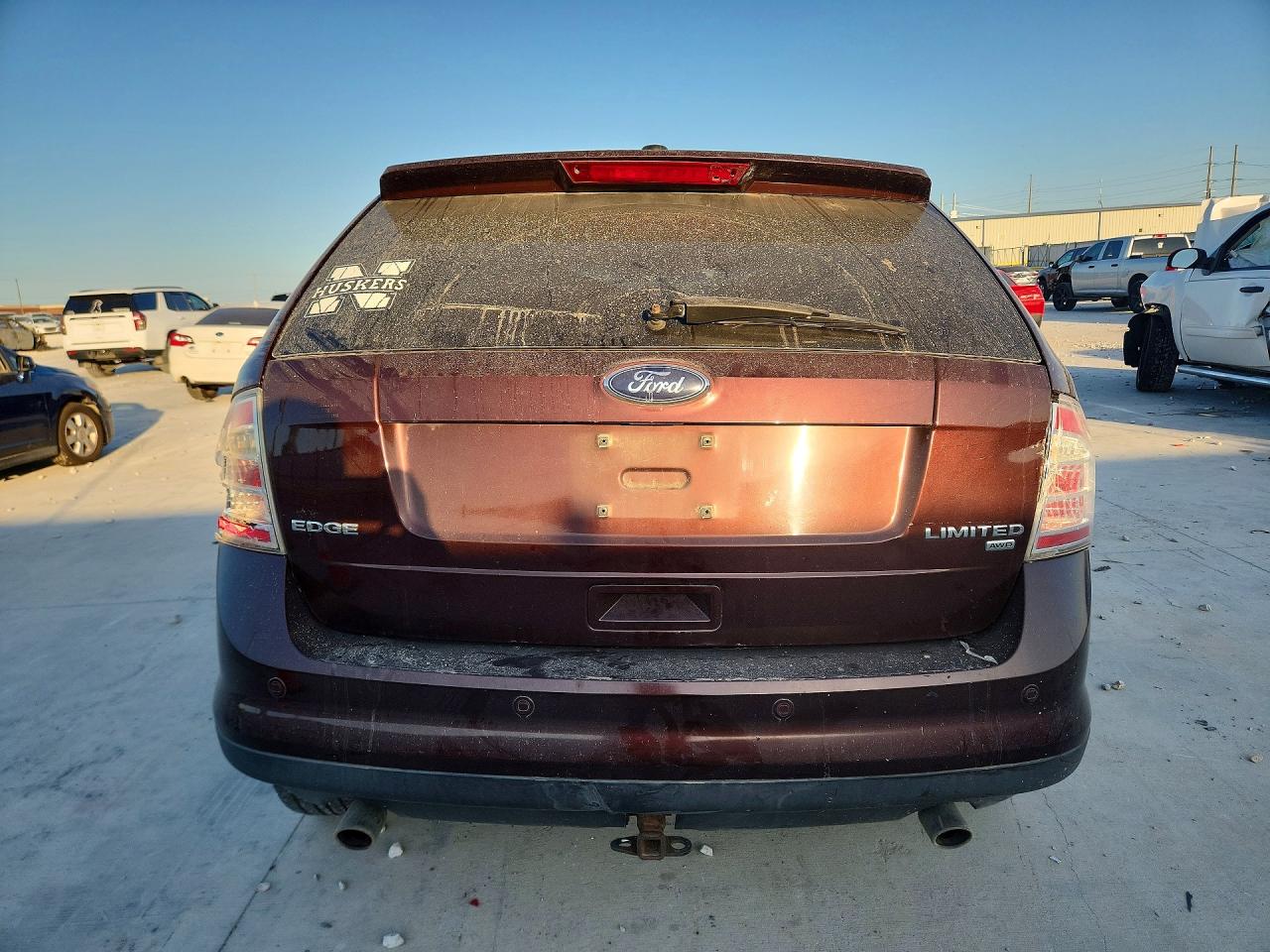 2009 Ford Edge Limited Burgundy vin: 2FMDK49C09BA59816