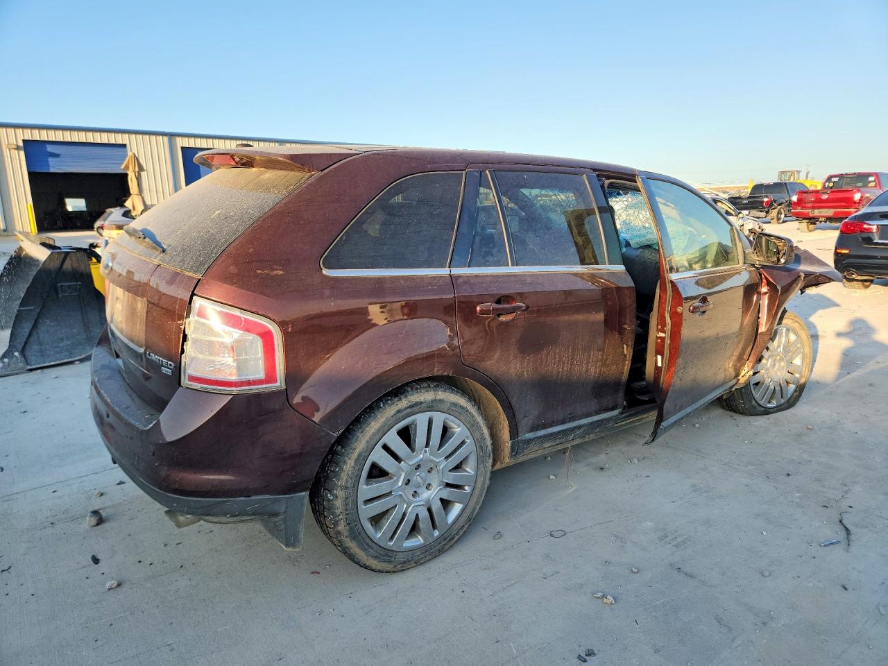 2009 Ford Edge Limited Burgundy vin: 2FMDK49C09BA59816