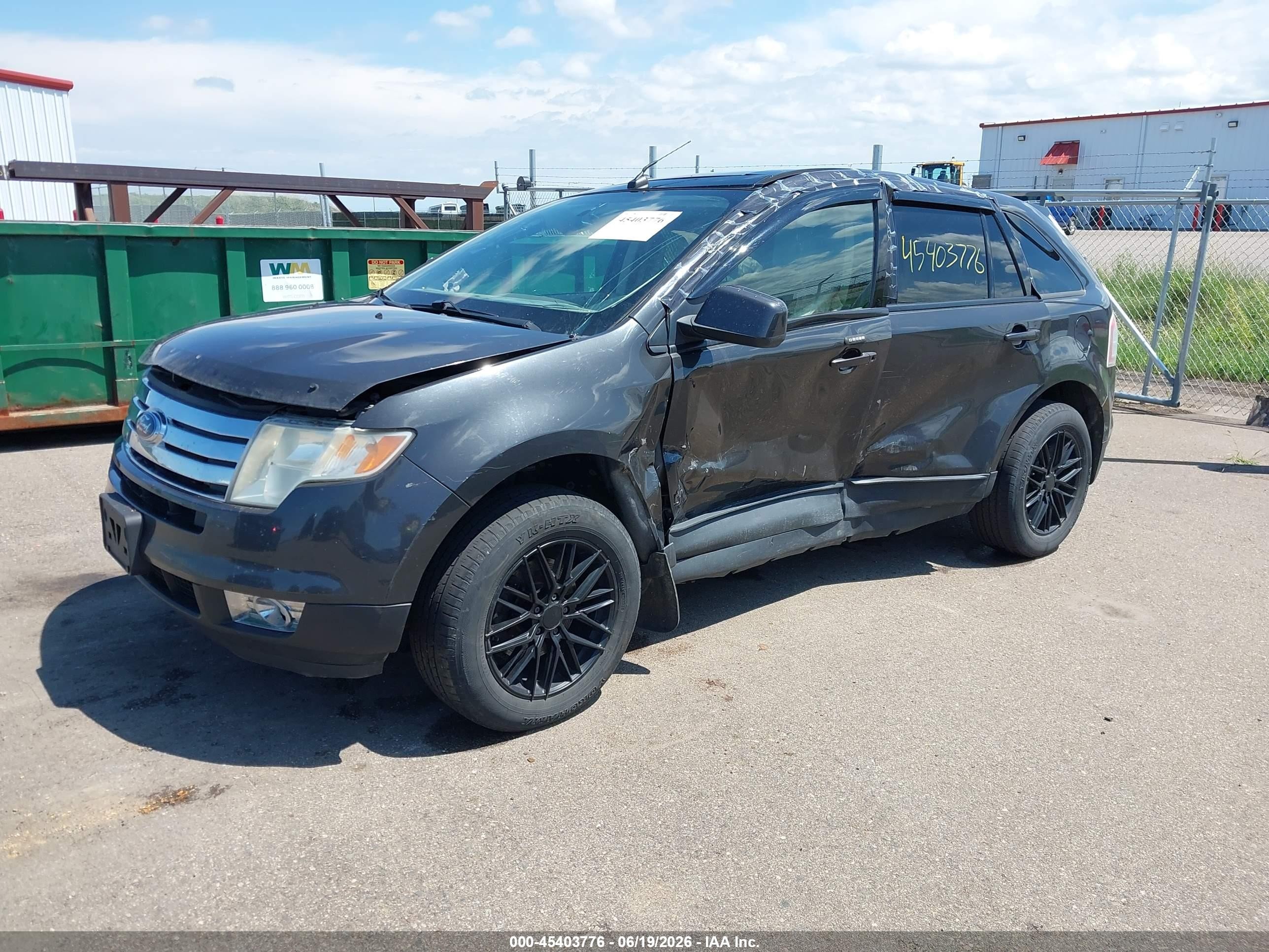 2007 Ford Edge Sel Plus Gray vin: 2FMDK49C17BA63631