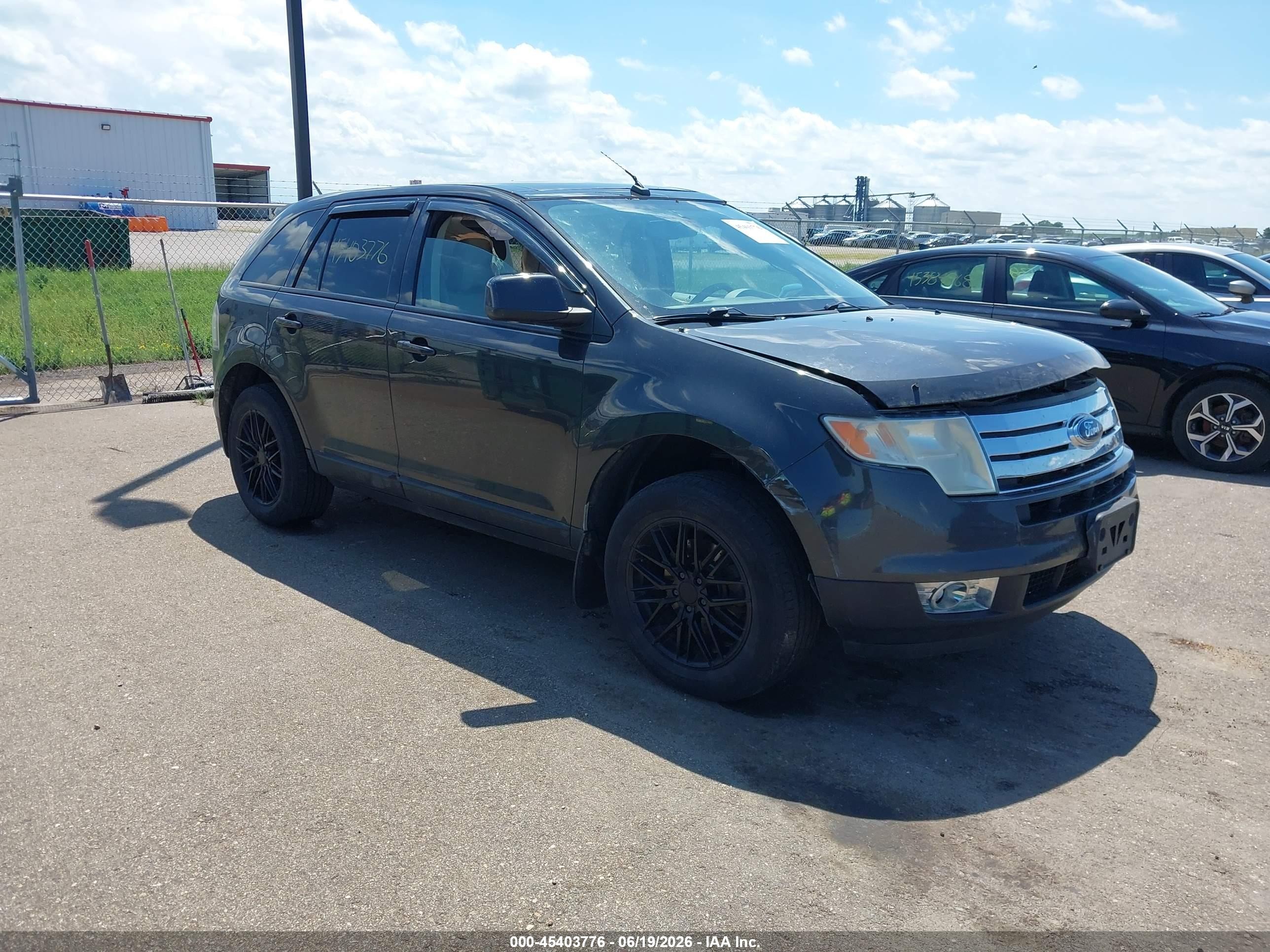 2007 Ford Edge Sel Plus Gray vin: 2FMDK49C17BA63631