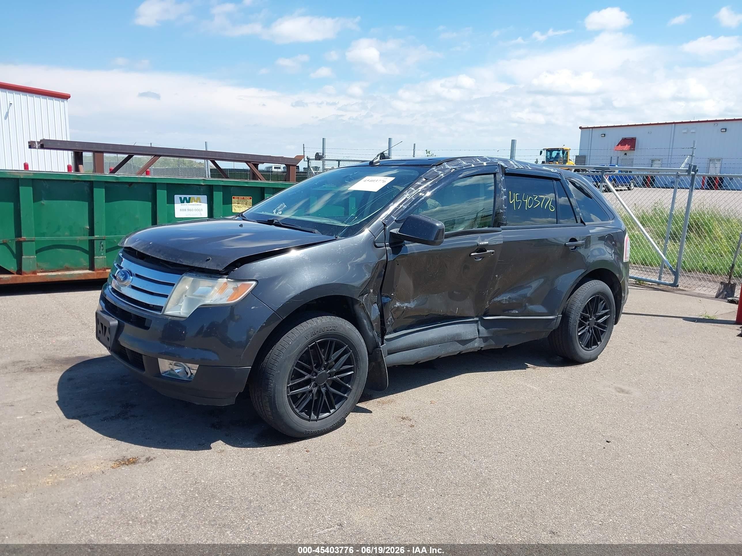 2007 Ford Edge Sel Plus Gray vin: 2FMDK49C17BA63631