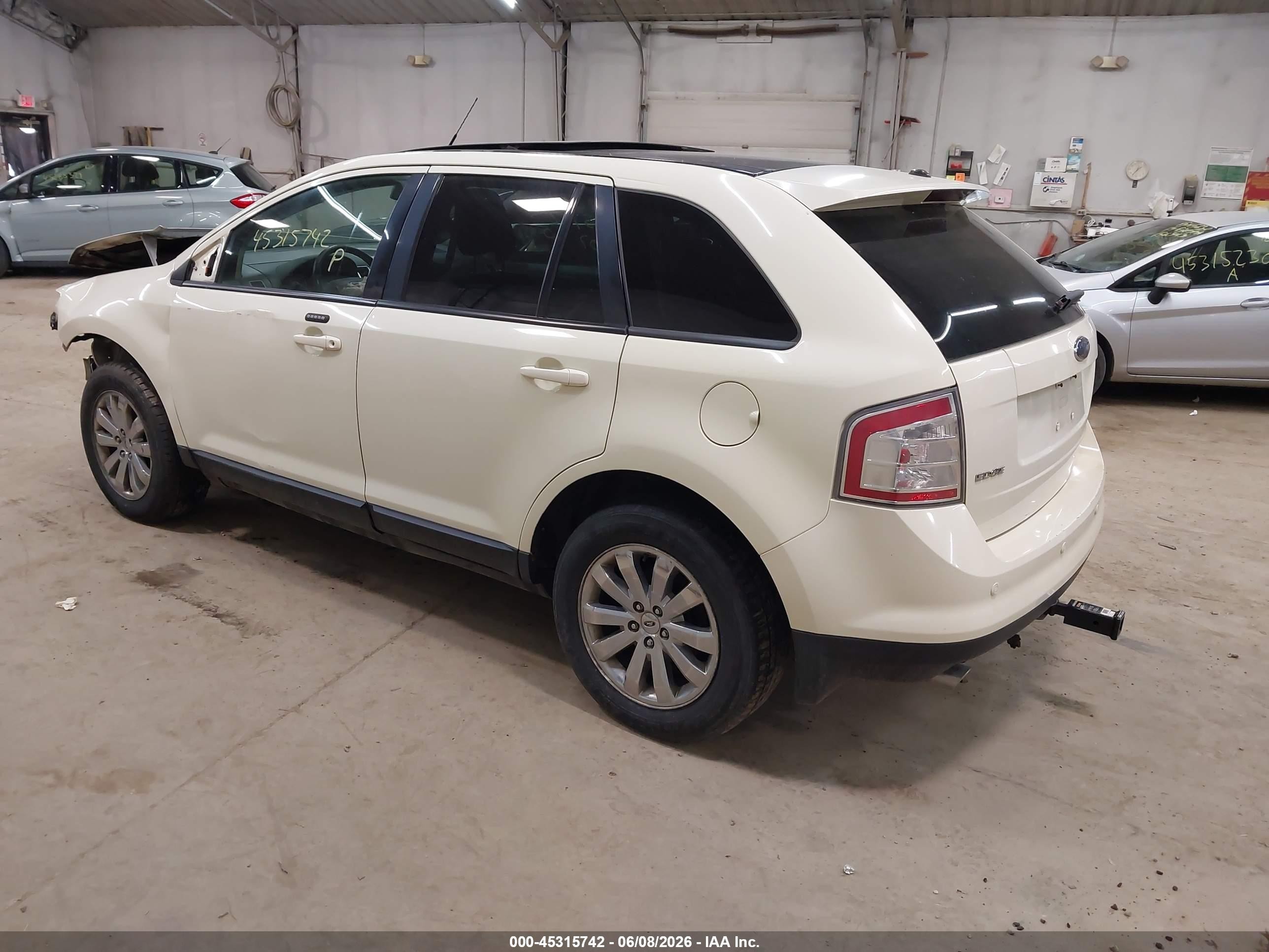 2007 Ford Edge Sel Plus Cream vin: 2FMDK49C17BA74080