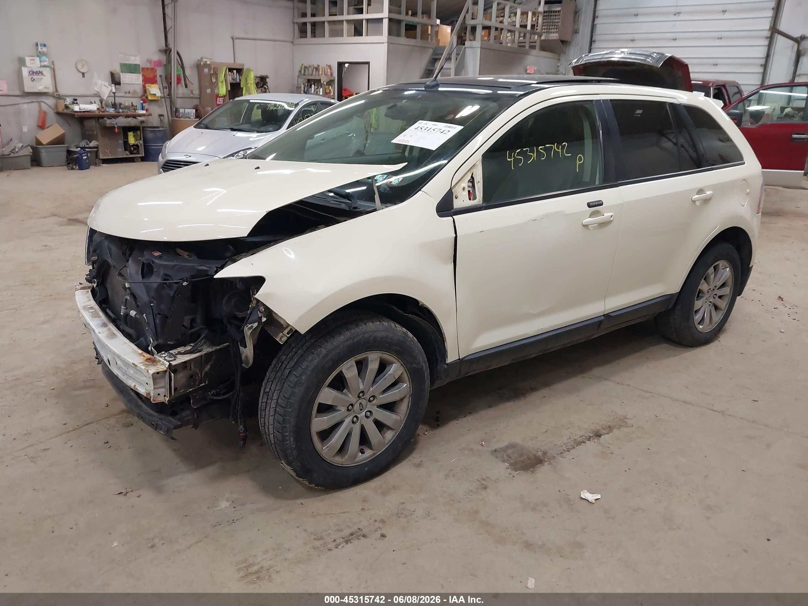 2007 Ford Edge Sel Plus Cream vin: 2FMDK49C17BA74080