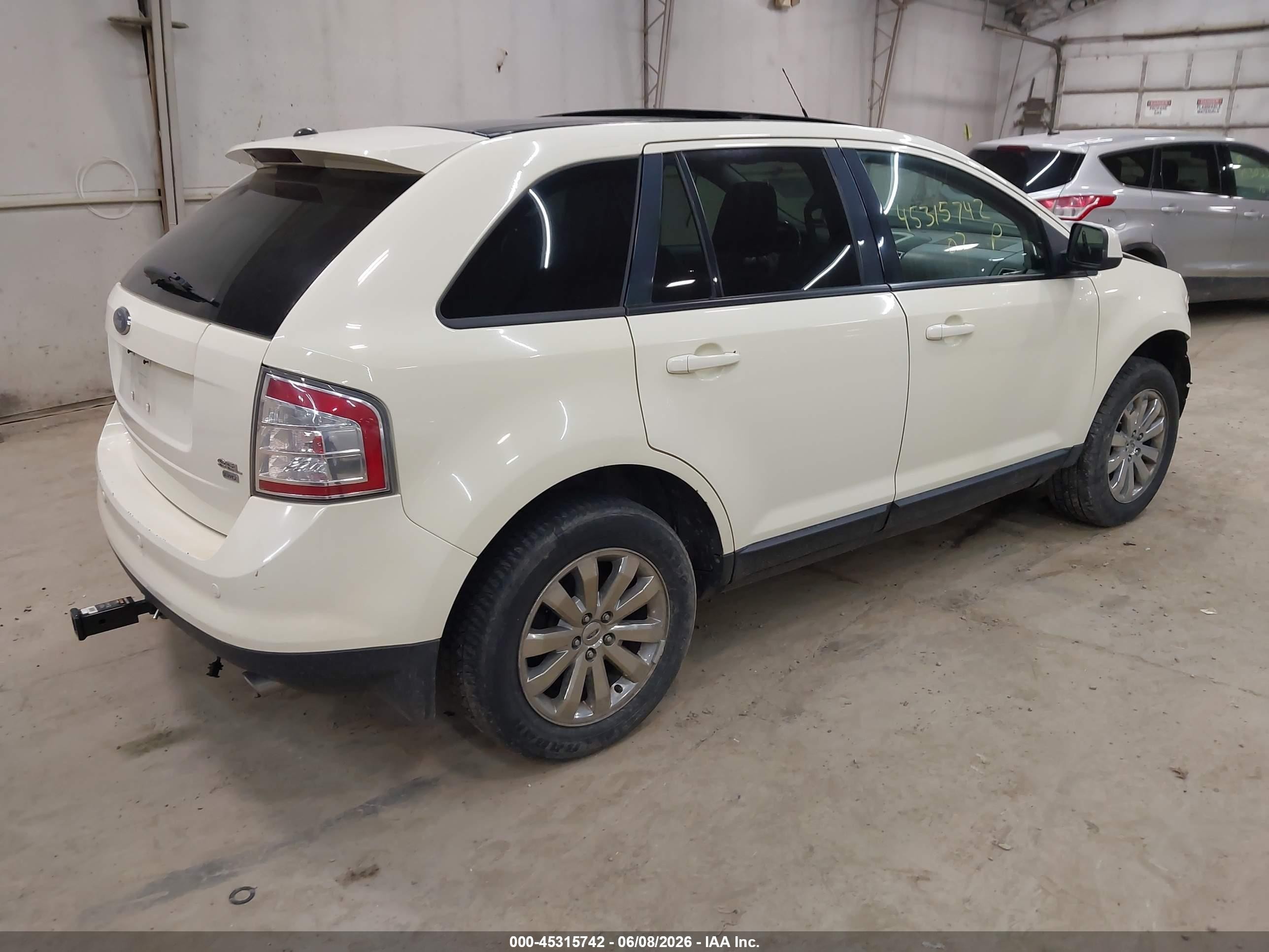 2007 Ford Edge Sel Plus Cream vin: 2FMDK49C17BA74080
