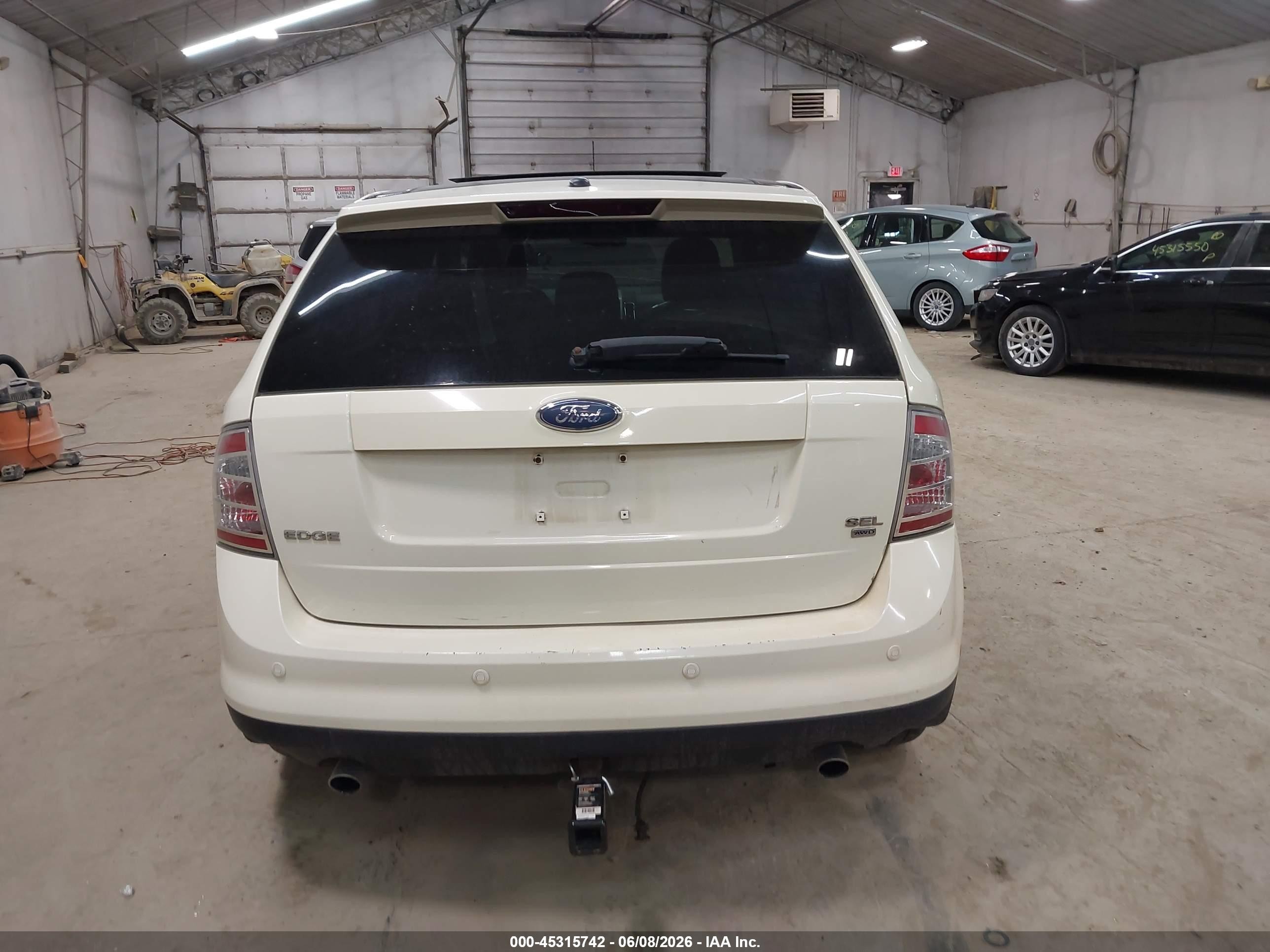 2007 Ford Edge Sel Plus Cream vin: 2FMDK49C17BA74080