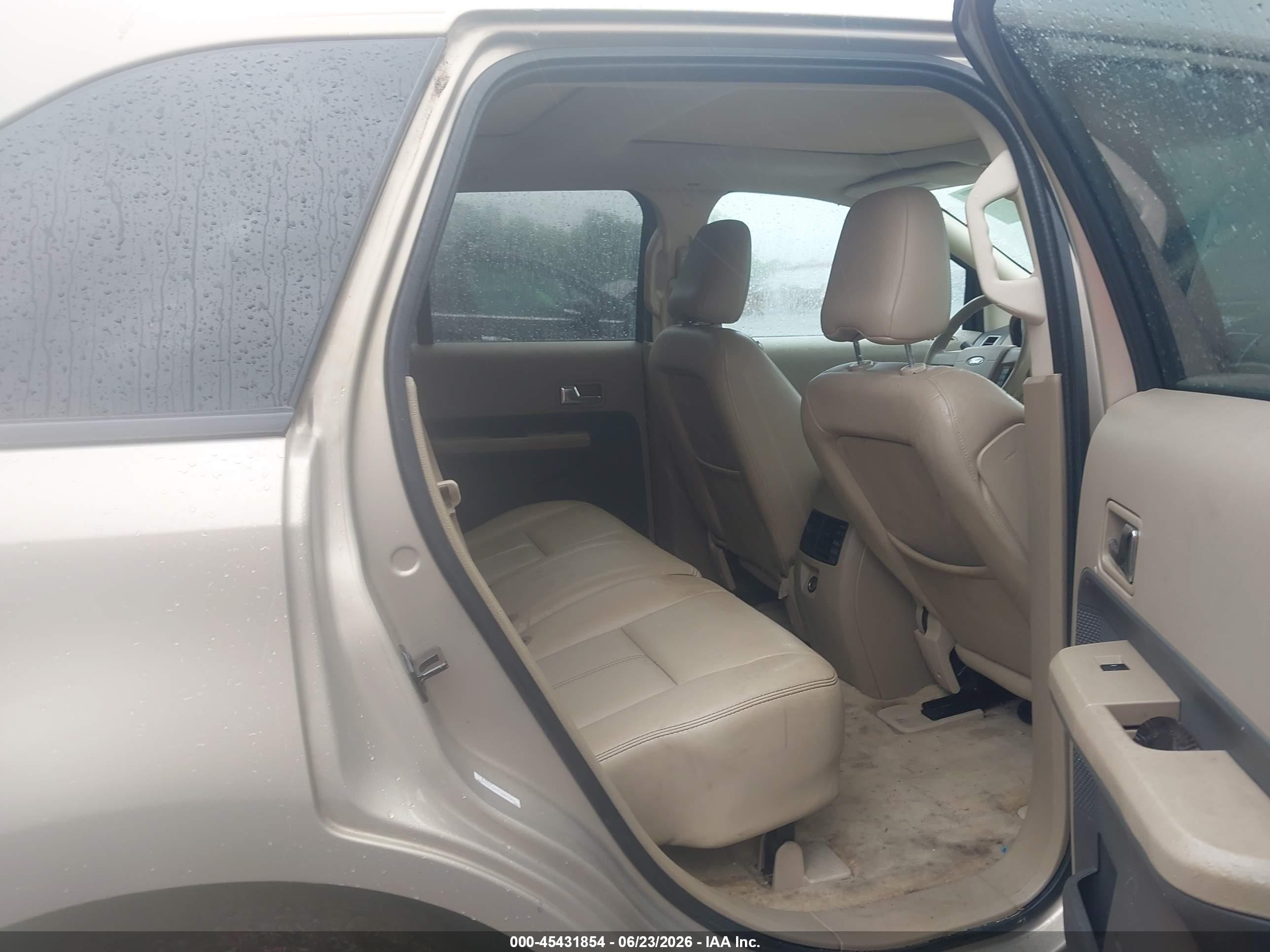 2007 Ford Edge Sel Plus Beige vin: 2FMDK49C17BB21284