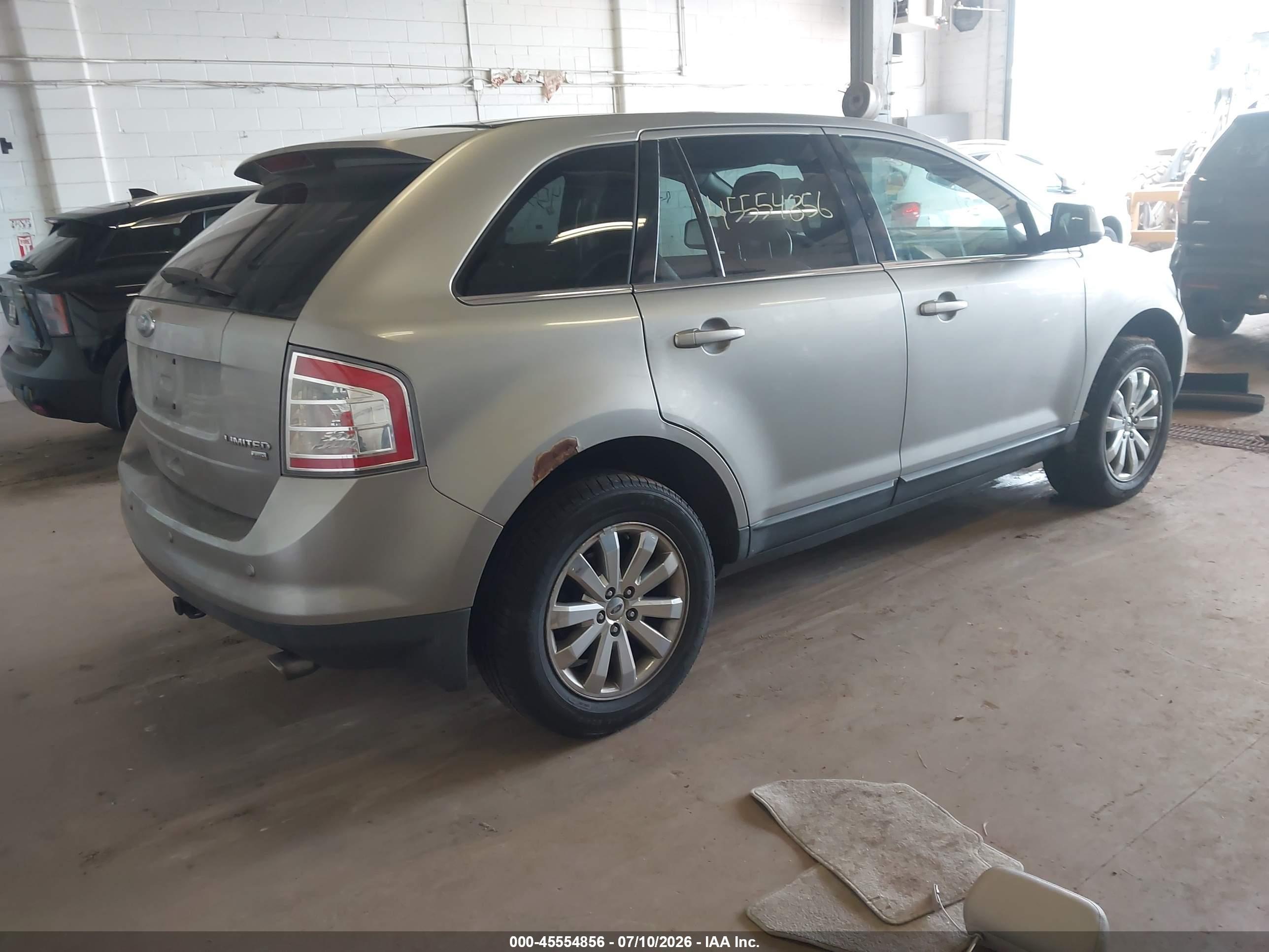 2008 Ford Edge Limited Gray vin: 2FMDK49C18BA57412