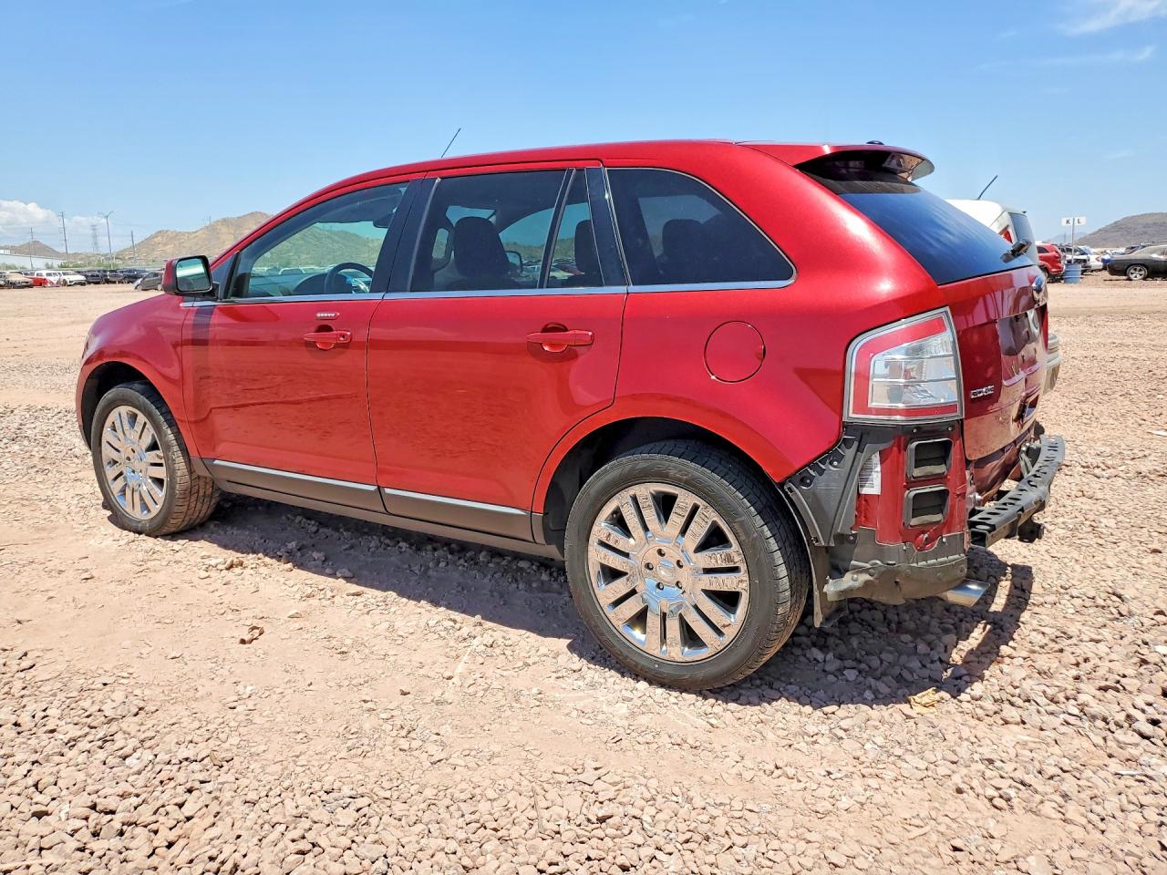 2008 Ford Edge Limited Red vin: 2FMDK49C18BB00565