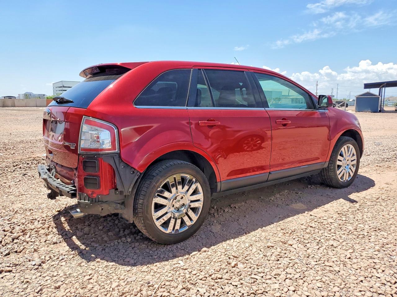 2008 Ford Edge Limited Red vin: 2FMDK49C18BB00565
