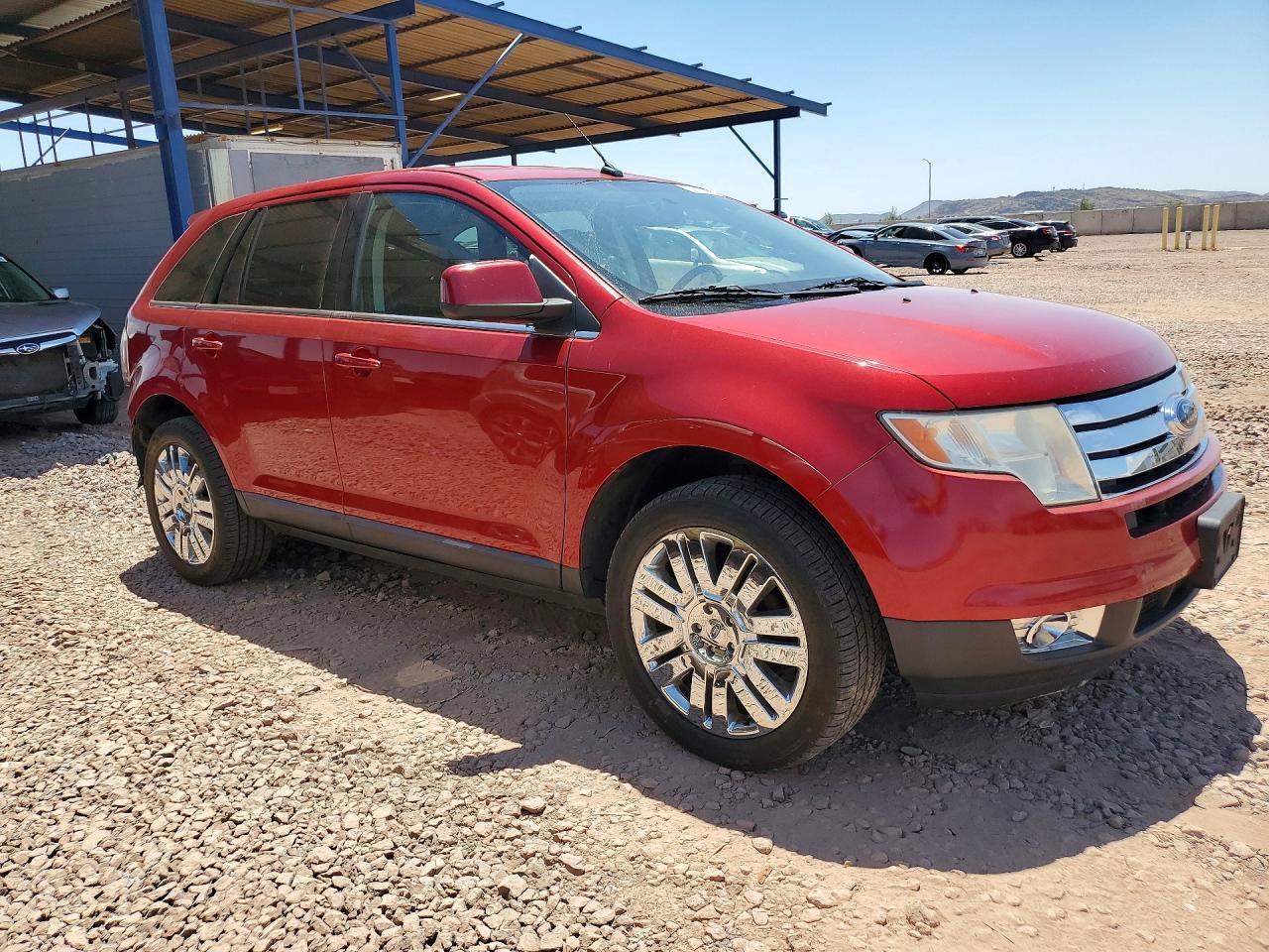2008 Ford Edge Limited Red vin: 2FMDK49C18BB00565