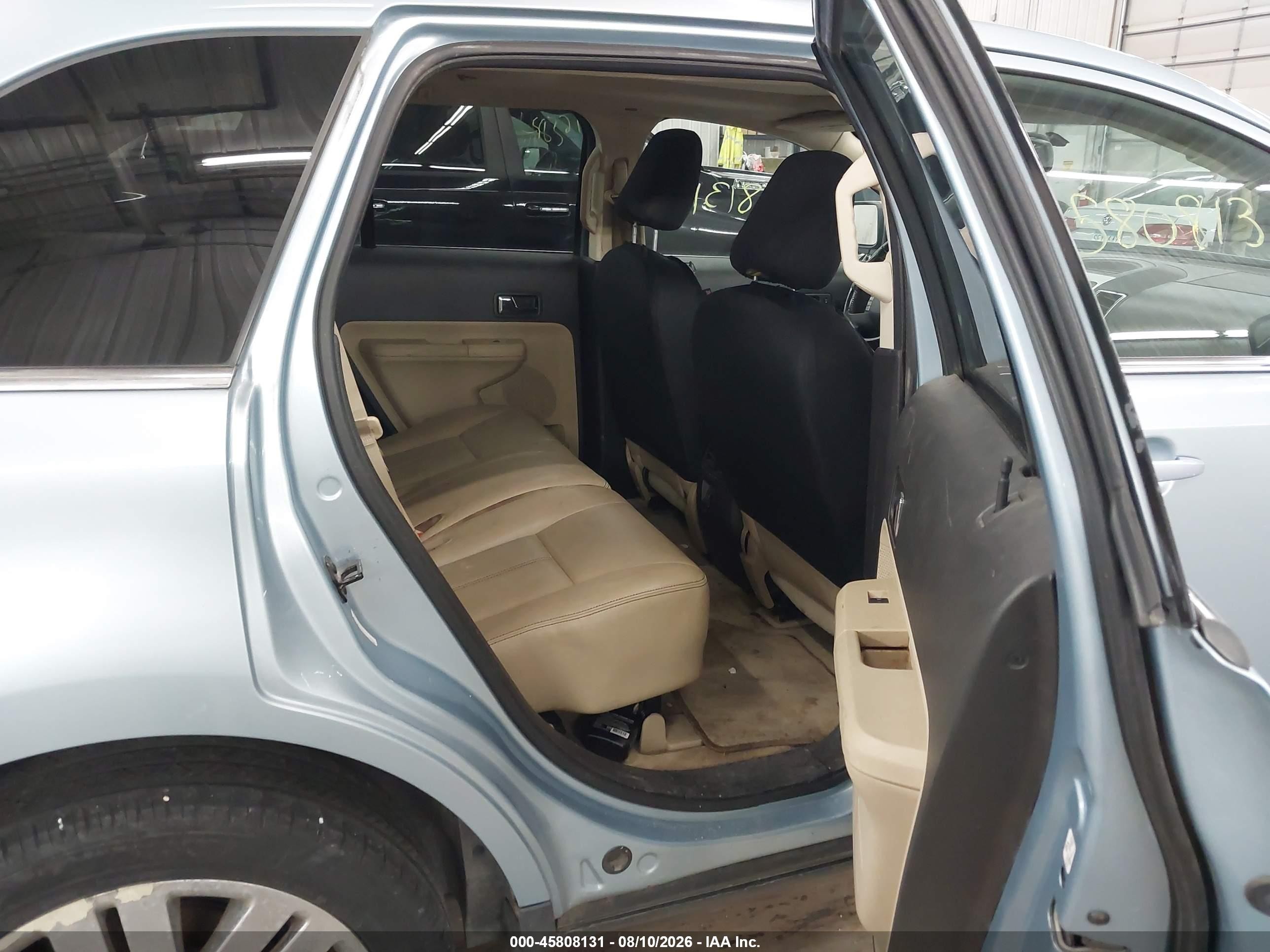 2008 Ford Edge Limited Light Blue vin: 2FMDK49C18BB06804