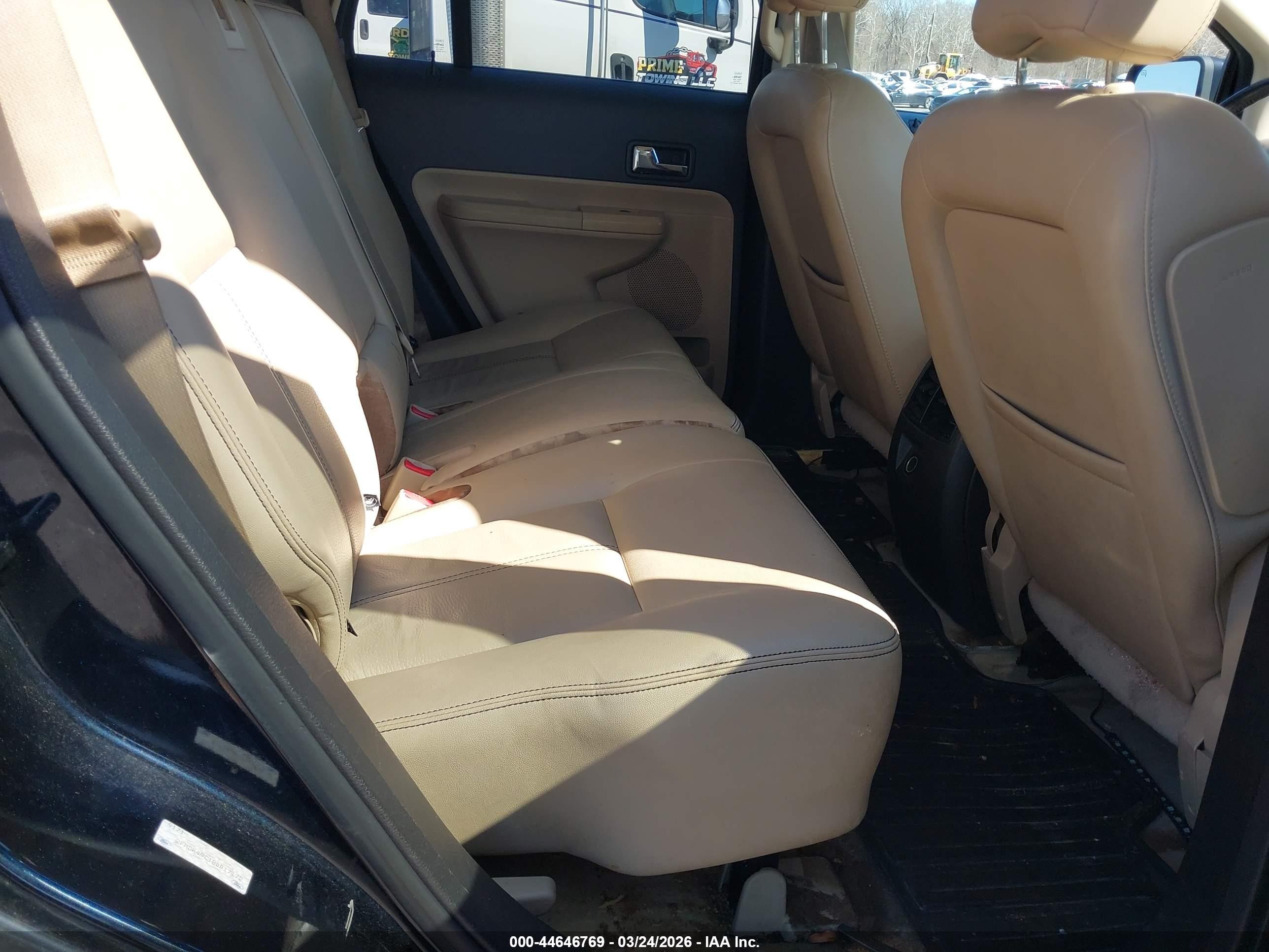 2008 Ford Edge Limited Blue vin: 2FMDK49C18BB17172