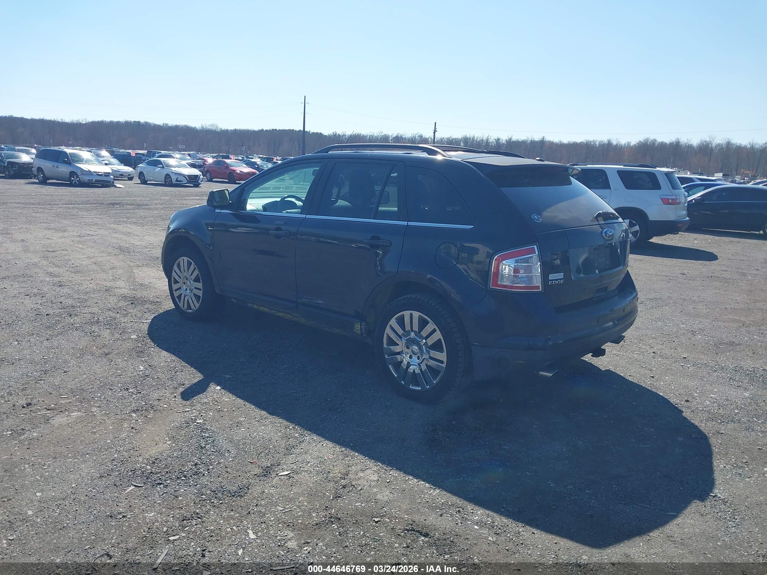 2008 Ford Edge Limited Blue vin: 2FMDK49C18BB17172