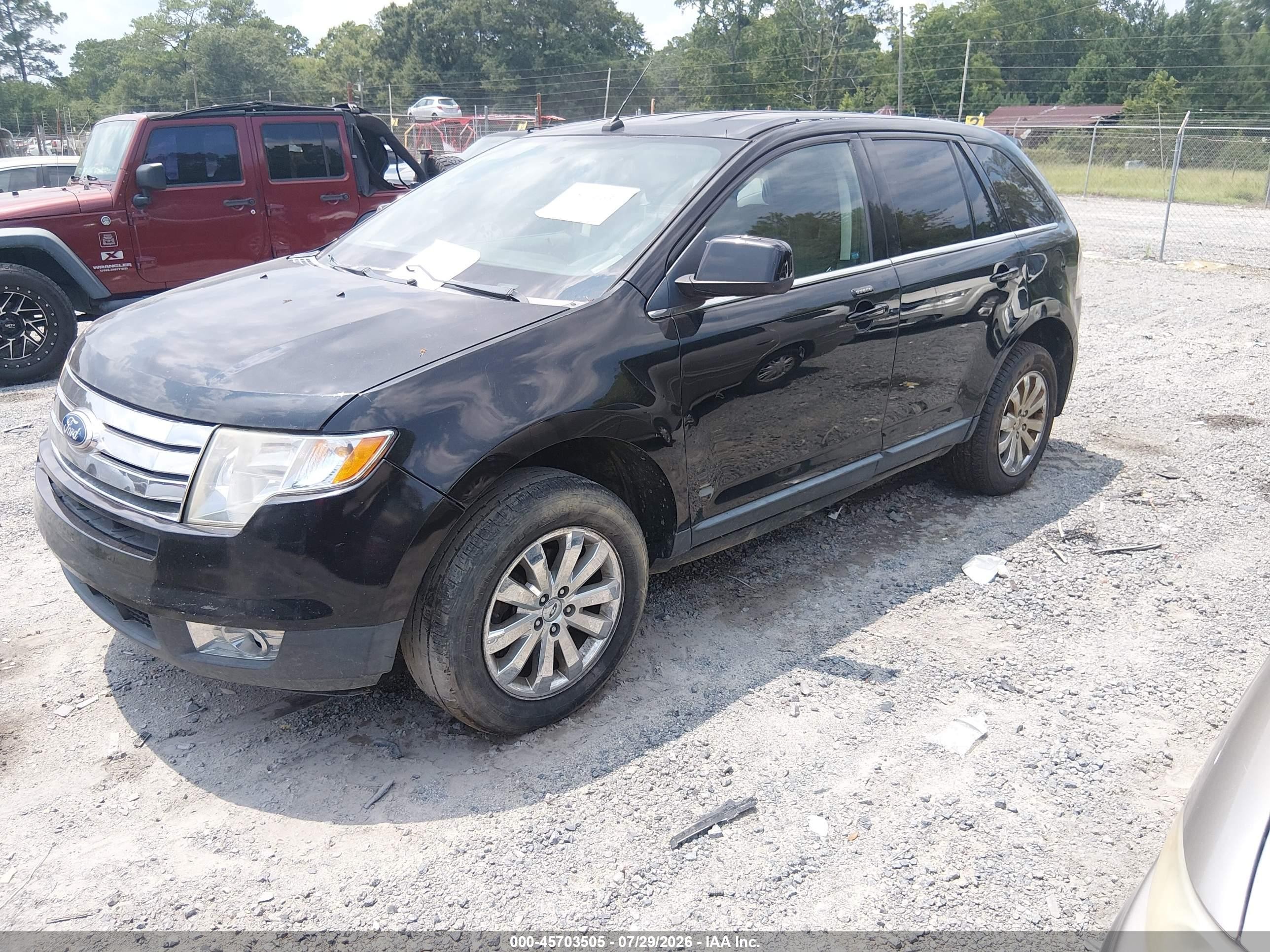 2009 Ford Edge Limited Black vin: 2FMDK49C19BA64782