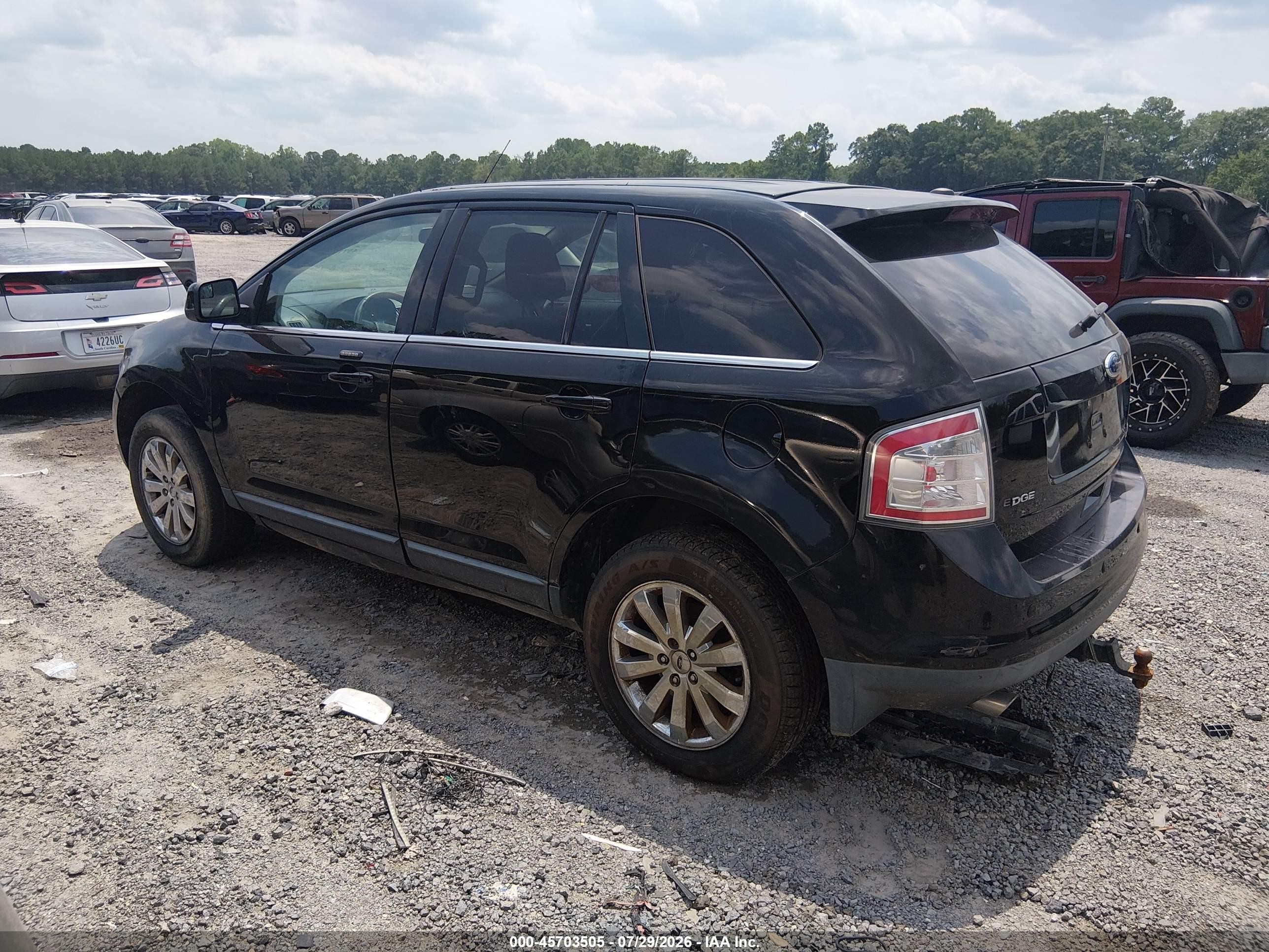 2009 Ford Edge Limited Black vin: 2FMDK49C19BA64782